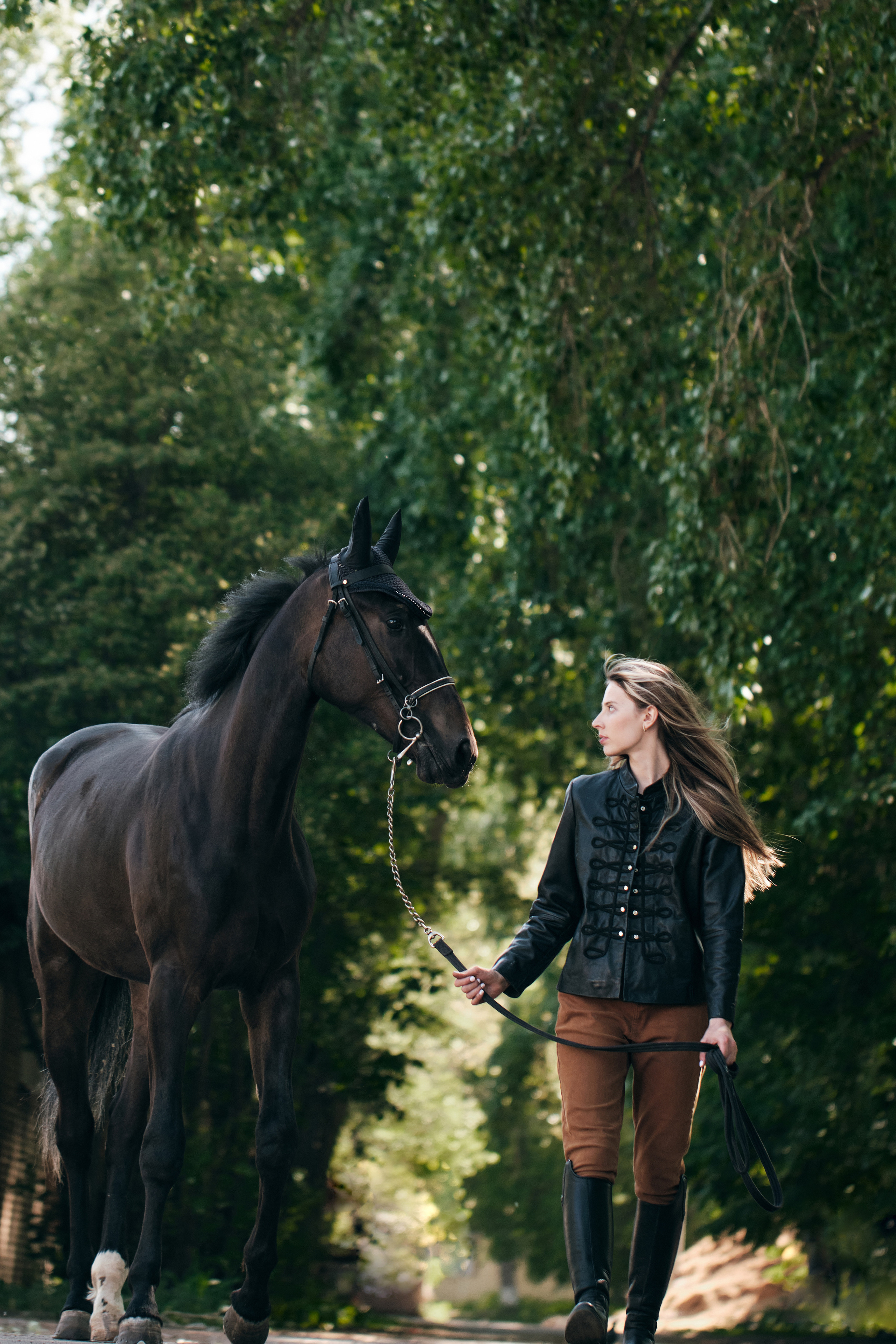 Полина и лошадь. Фотограф в Москве — Галунина Кристина