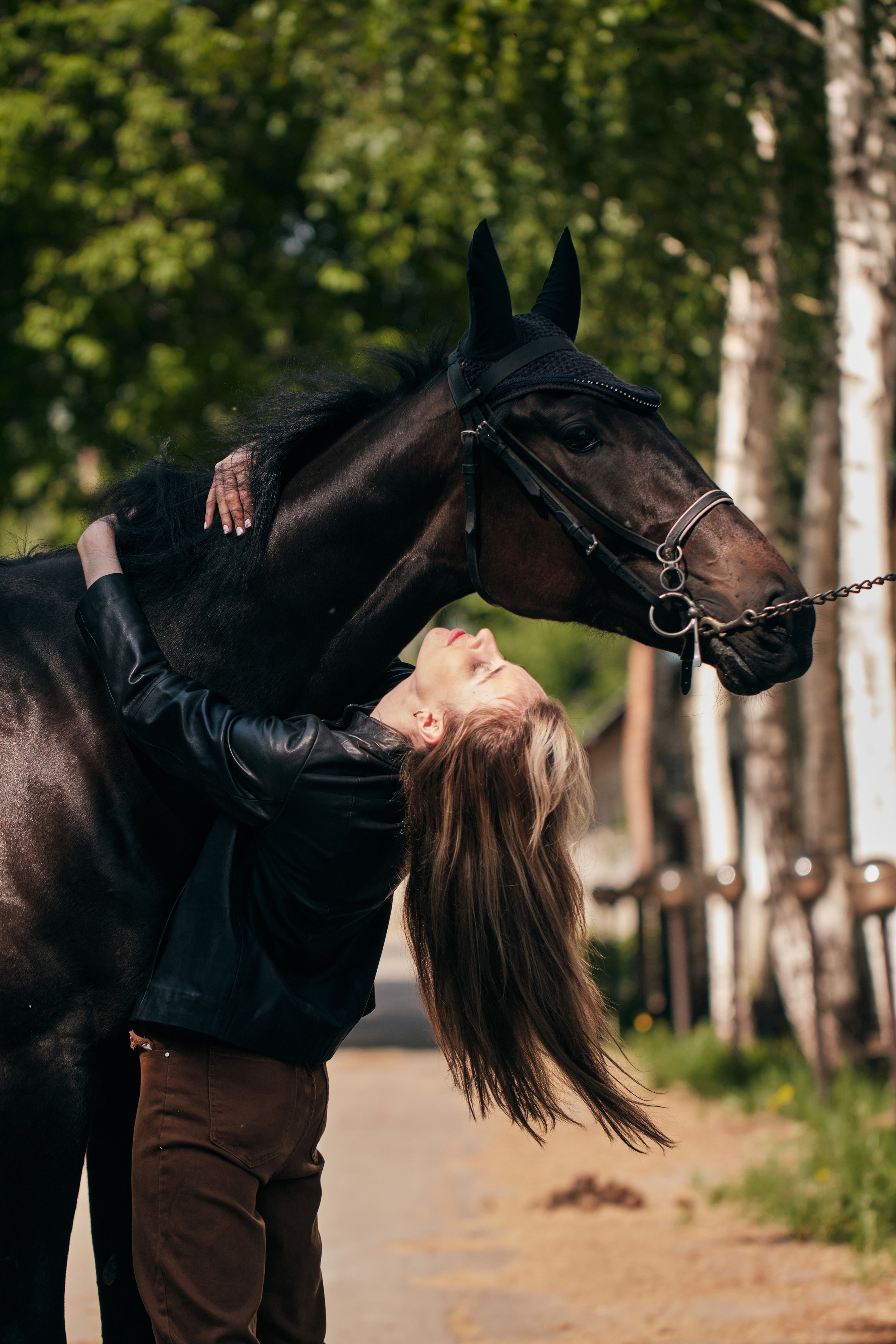 Полина и лошадь. Фотограф в Москве — Галунина Кристина