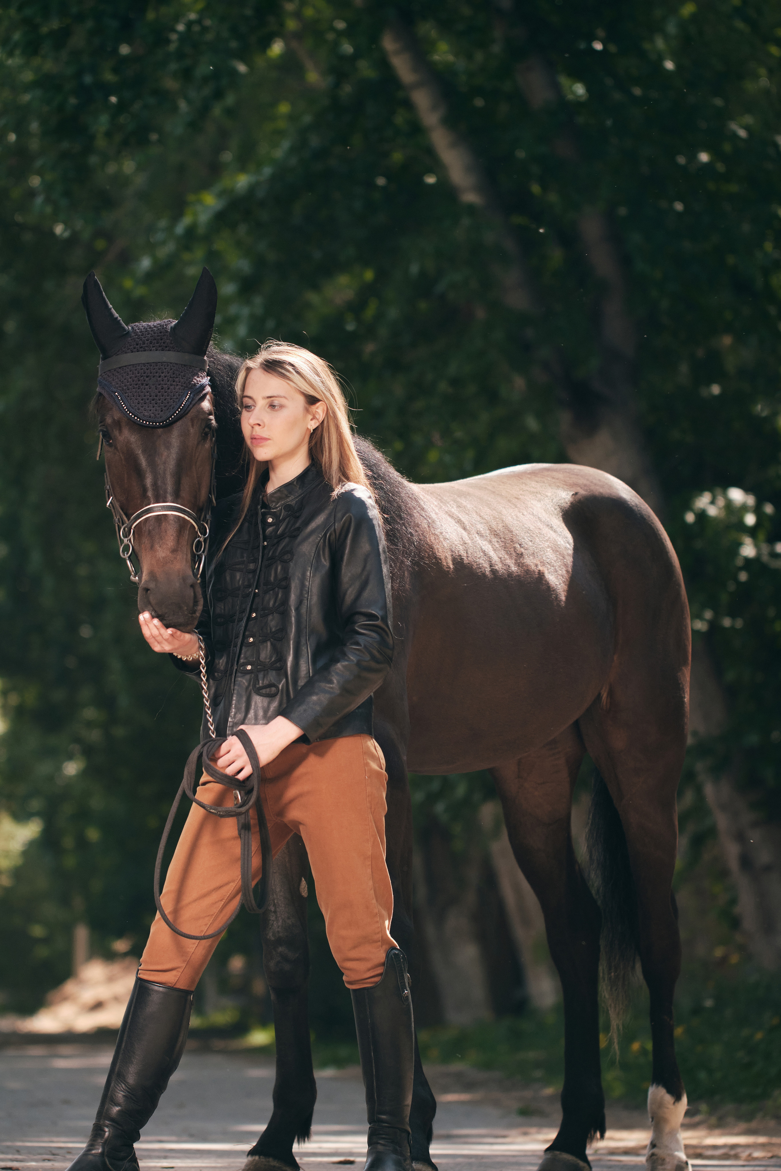 Полина и лошадь. Фотограф в Москве — Галунина Кристина