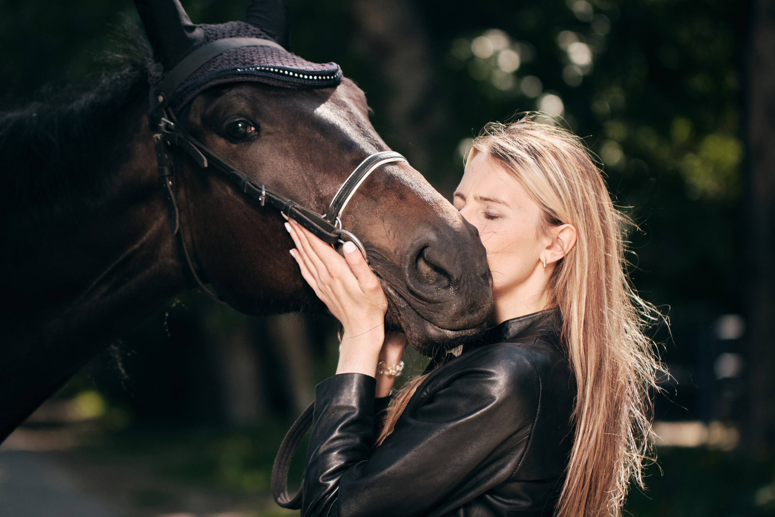 Полина и лошадь. Фотограф в Москве — Галунина Кристина