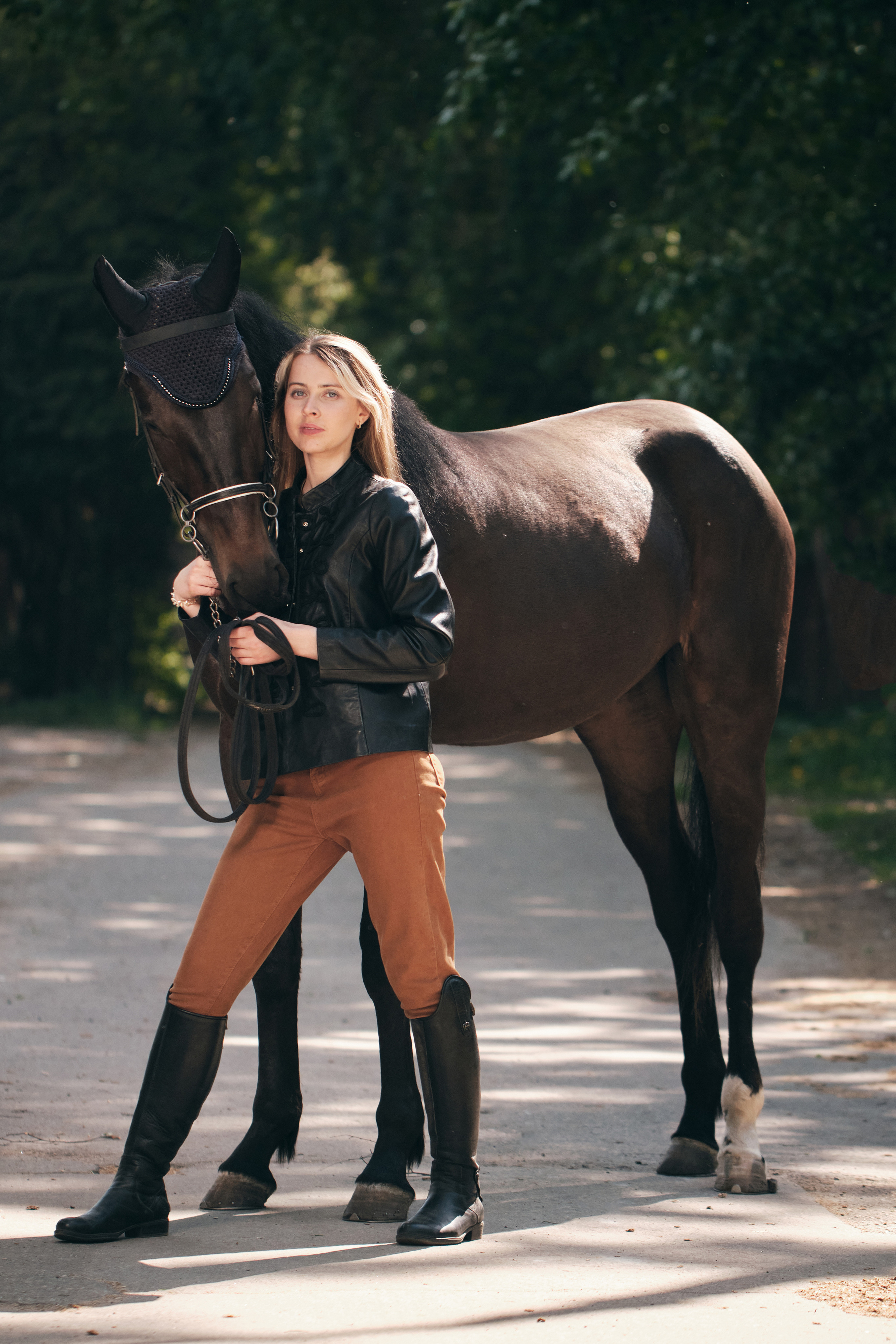 Полина и лошадь. Фотограф в Москве — Галунина Кристина