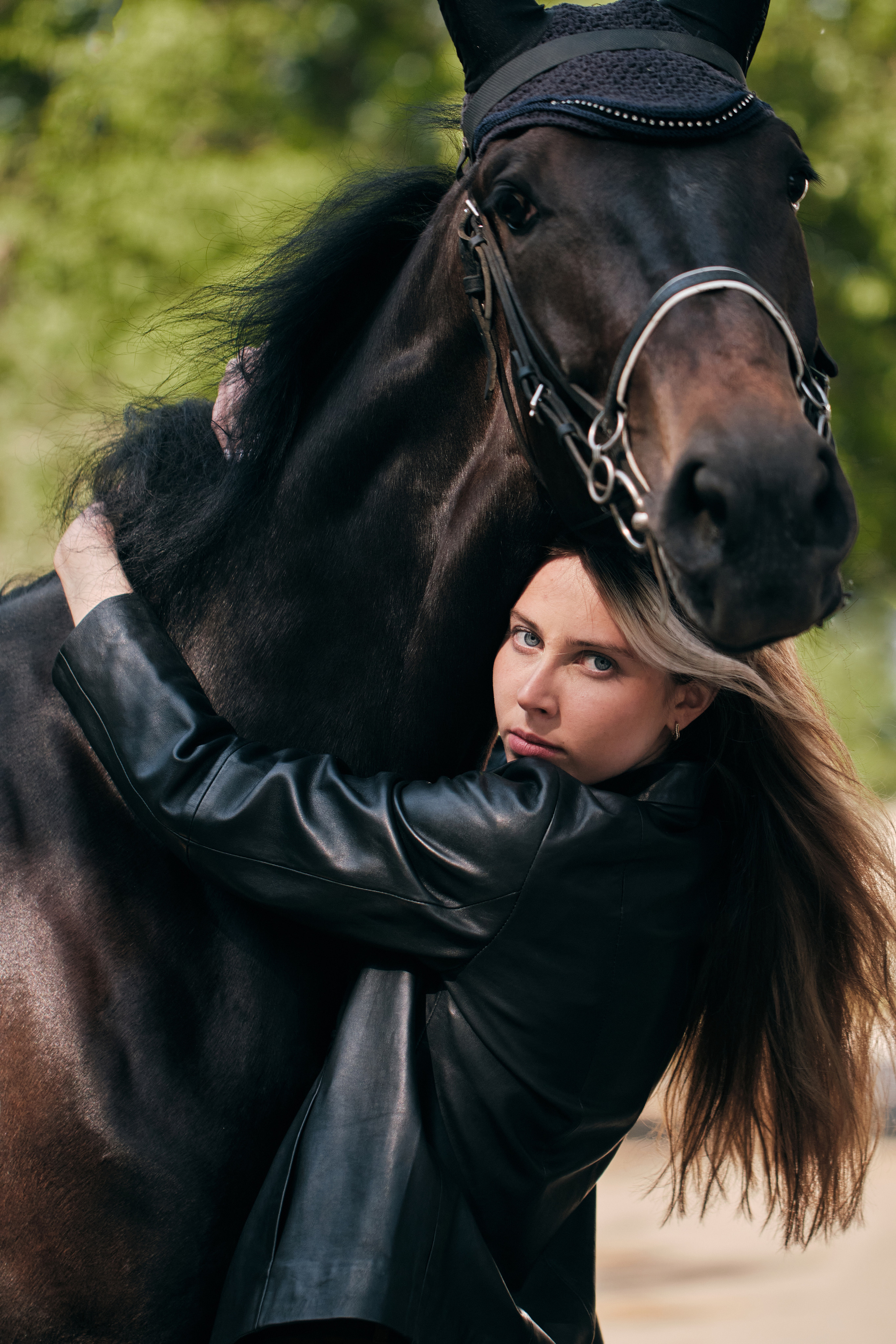 Полина и лошадь. Фотограф в Москве — Галунина Кристина