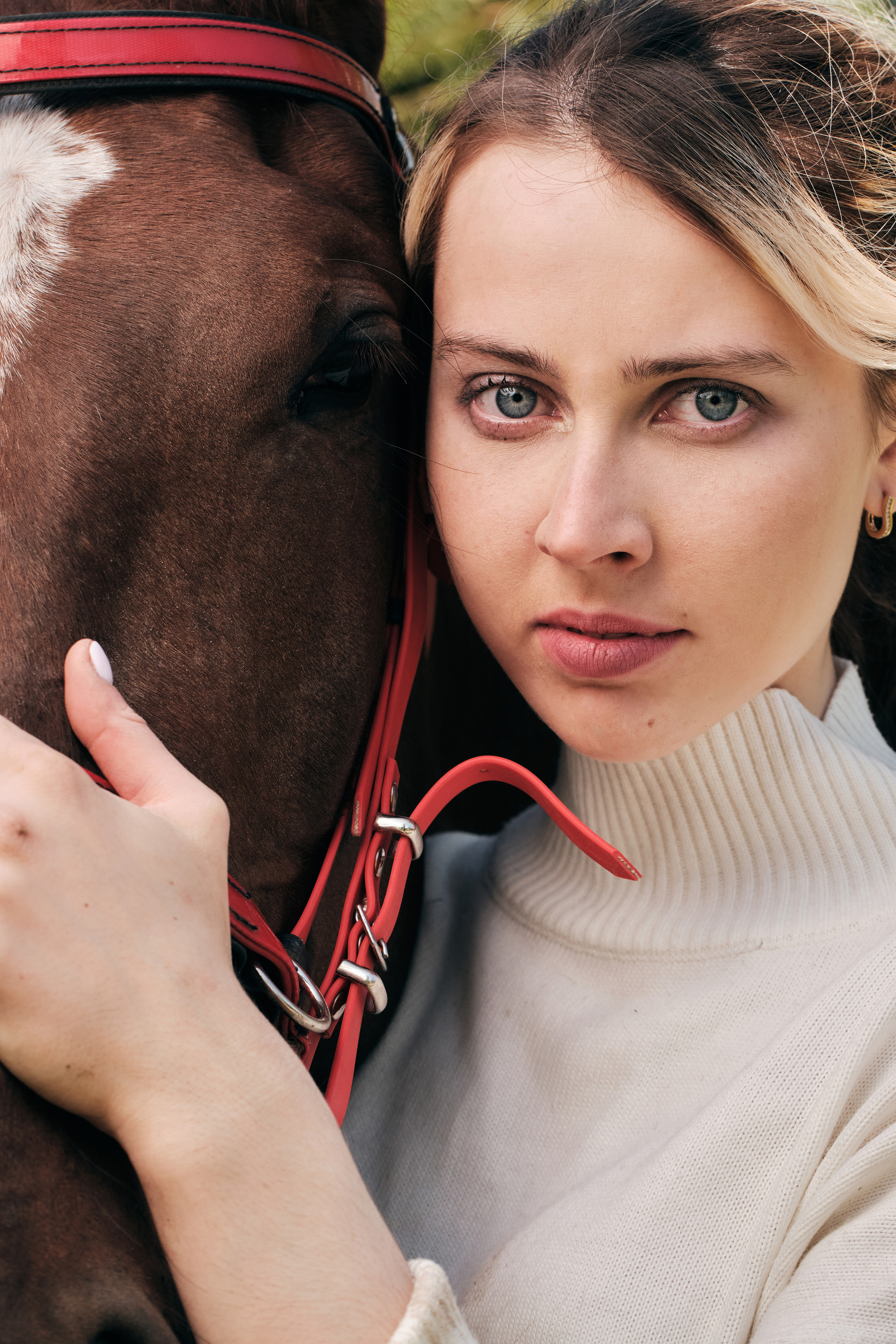 Полина и лошадь. Фотограф в Москве — Галунина Кристина