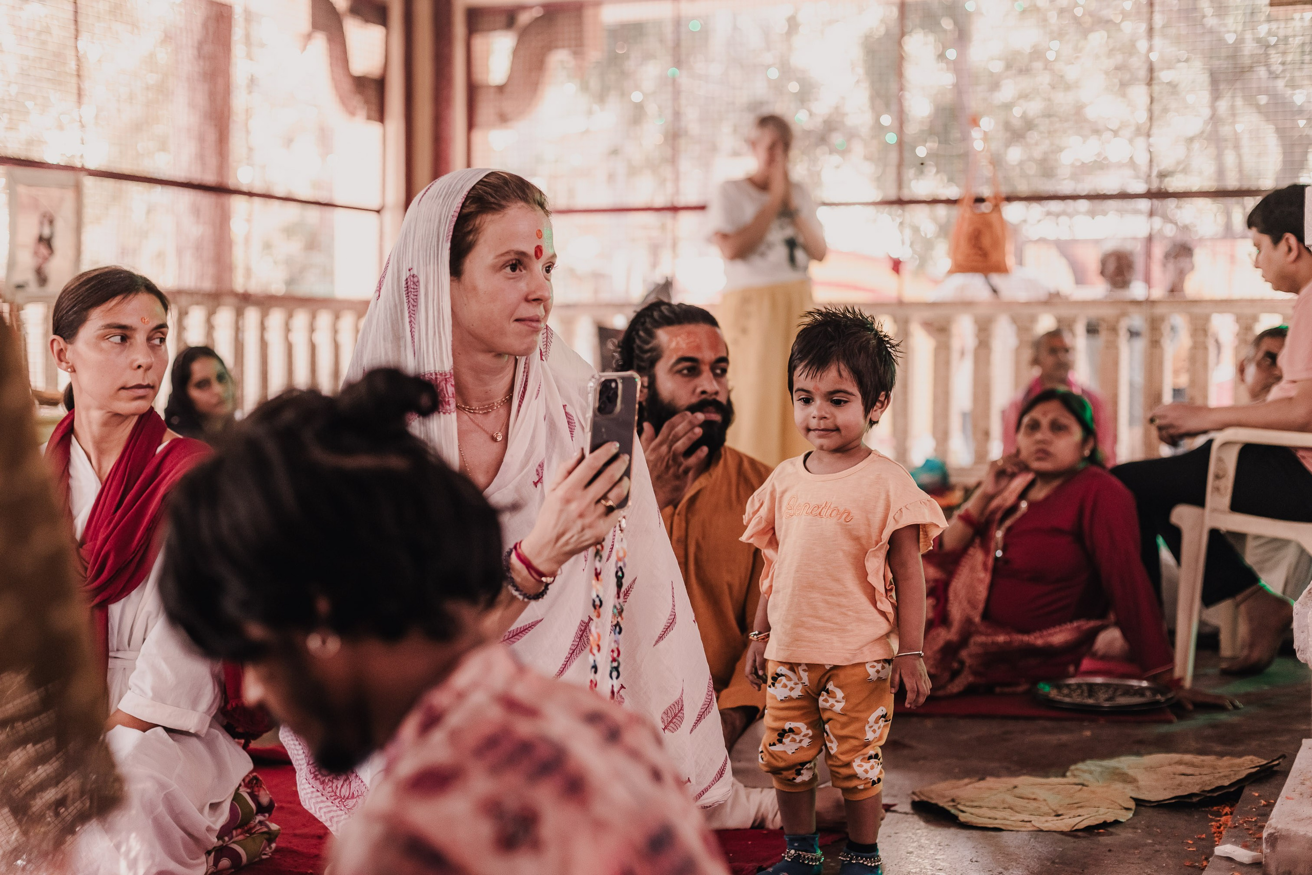 Navaratri yajna at Devraha Baba Ji ashram. Мариам Багдасарян