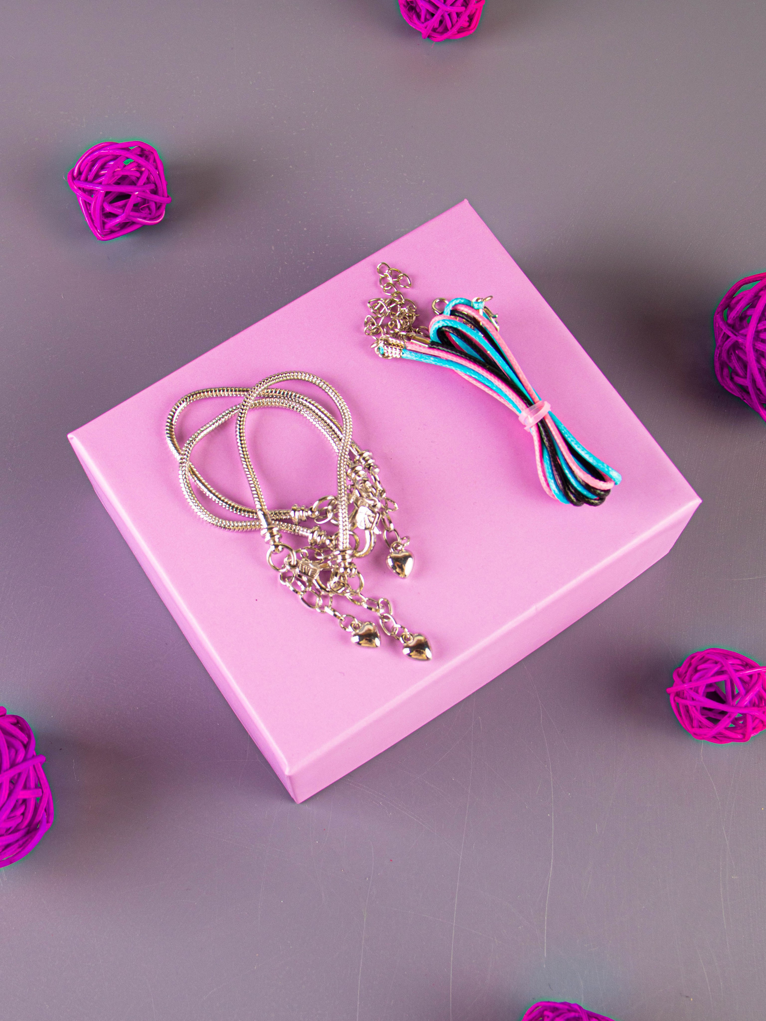 Набор по созданию браслетов (фиолетовый). «Матрица»