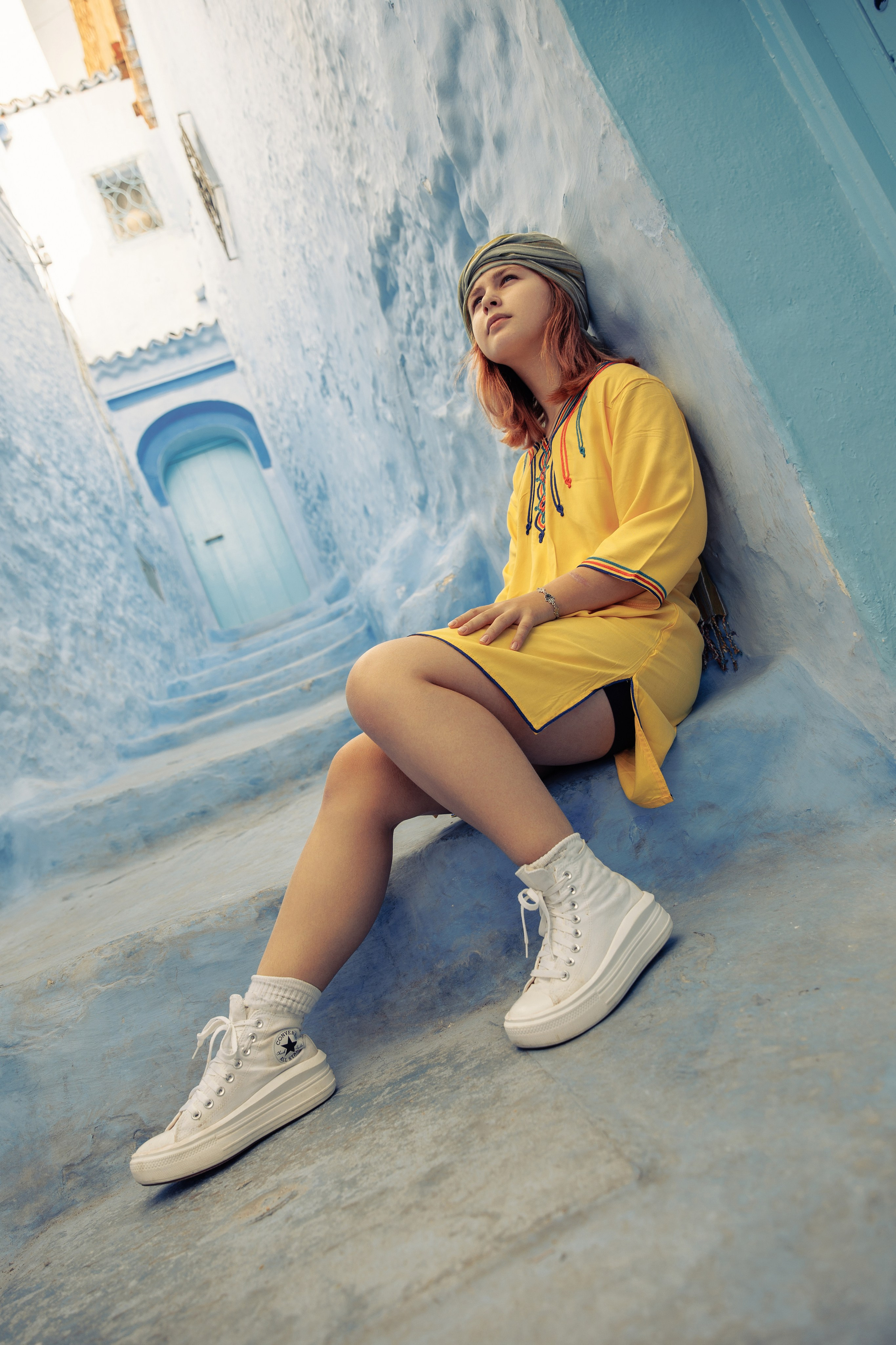 Фотосъемка. Синий город Шефшауэн. Марокко. Ева Демидова. Спортсмен по конкуру в Санкт-Петербуре