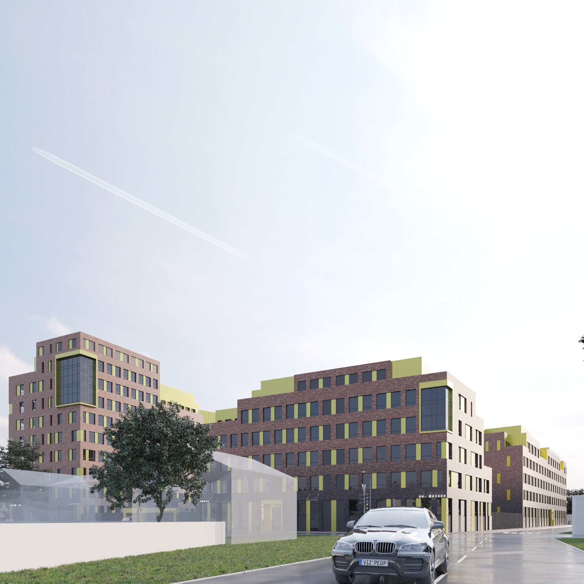 Многоквартирные дома / Dachnaya_GK Вариант 2. SAAS Селиванов Алексей Архитектурная Студия