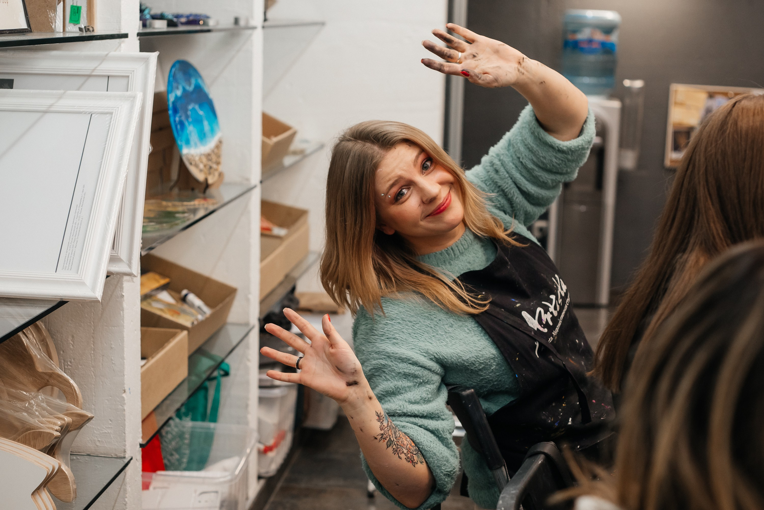 Artista. Мастер-класс по живописи. Семейный фотограф в Санкт-Петербурге Ева Маркова