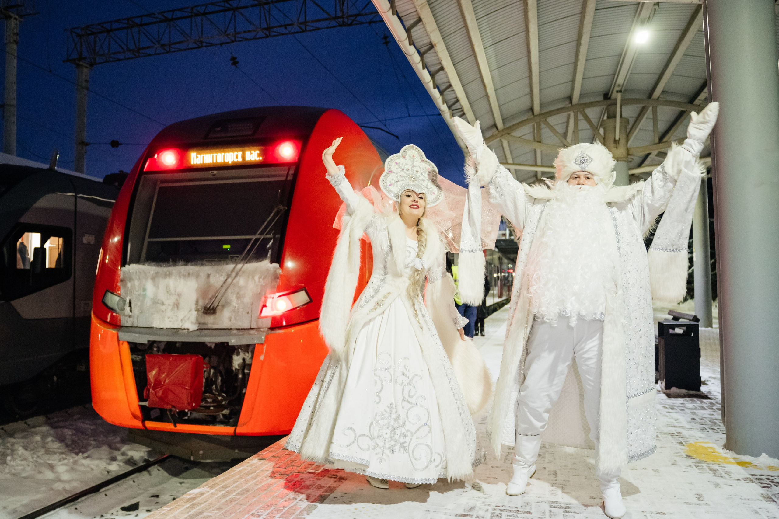 Новый год с РЖД. Видеограф и Фотограф в Челябинске Ксения и Владимир Рюмины