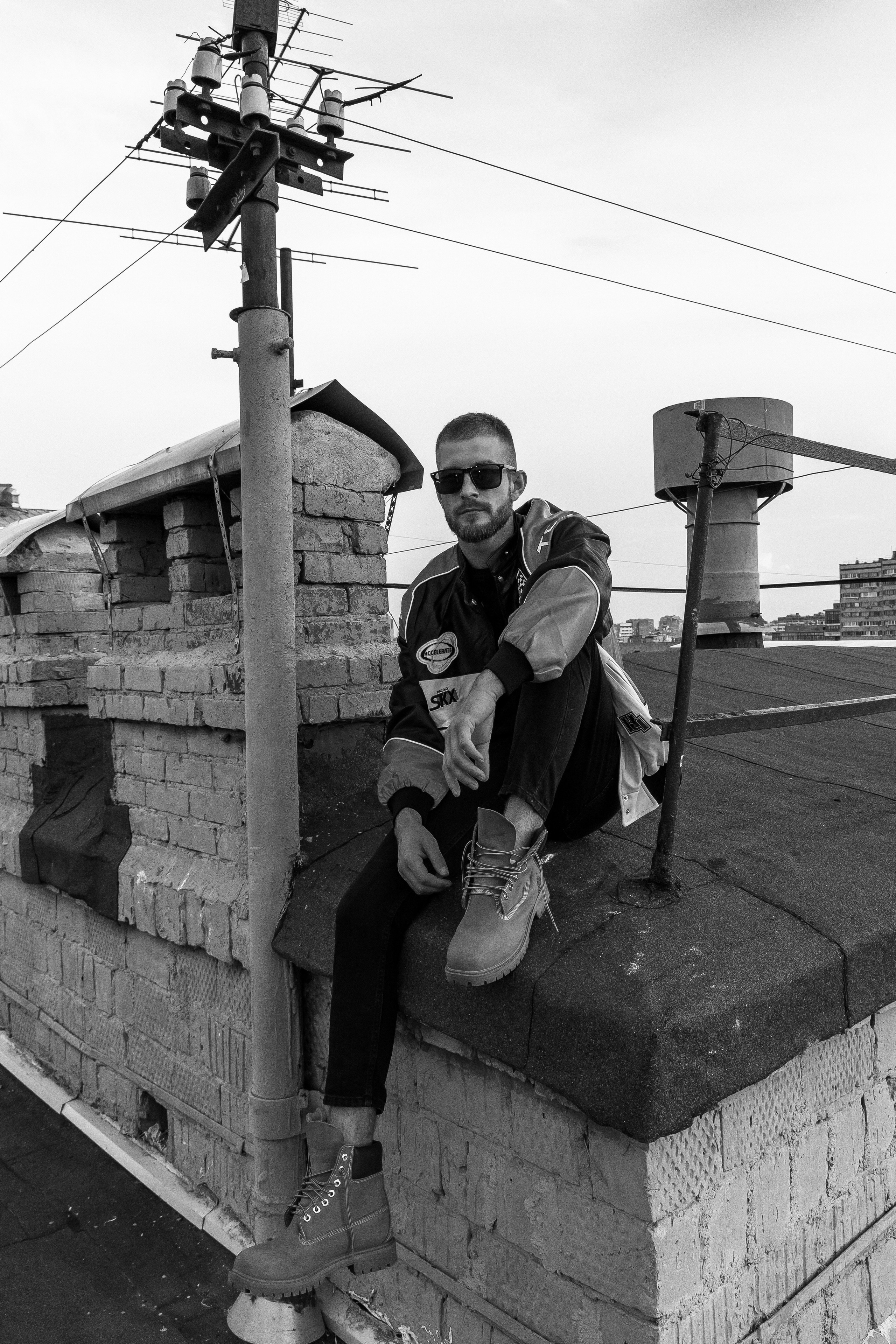 На крыше. Женский фотограф Москва, Лобня