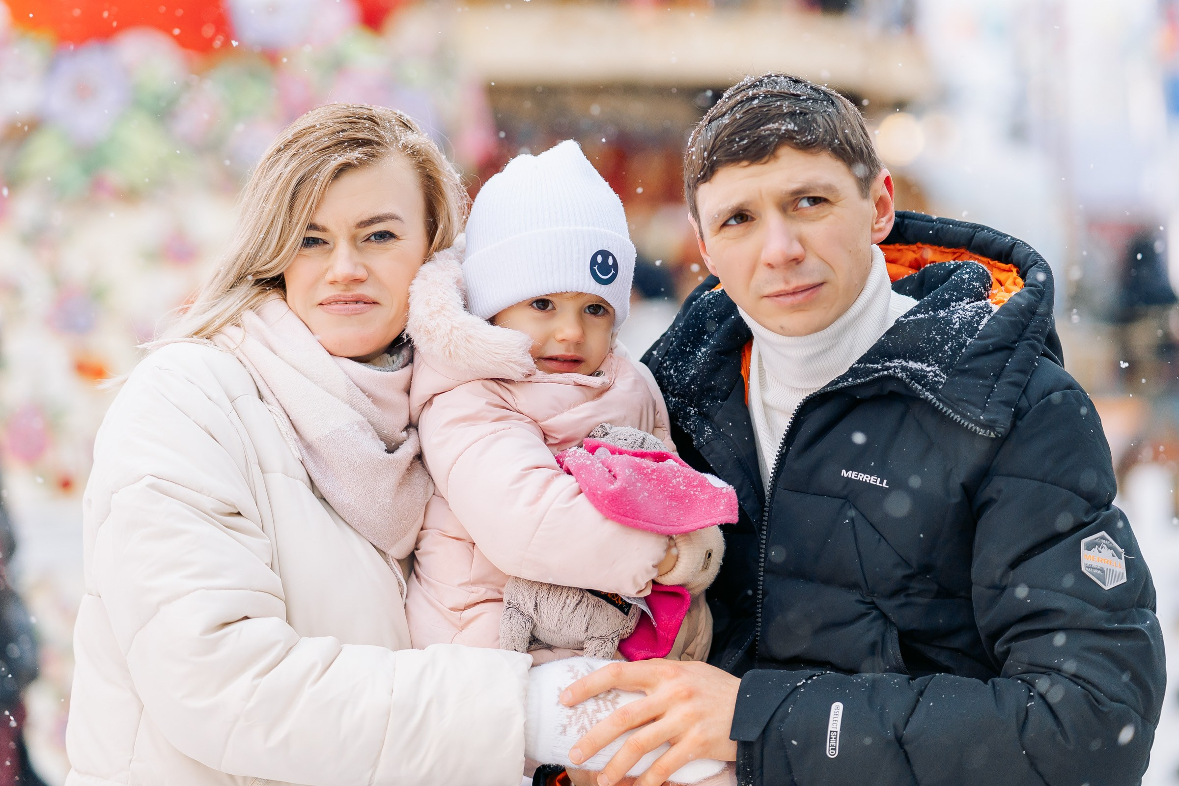 Снежный день. Семейный Фотограф в Москве Евгения Симоненко