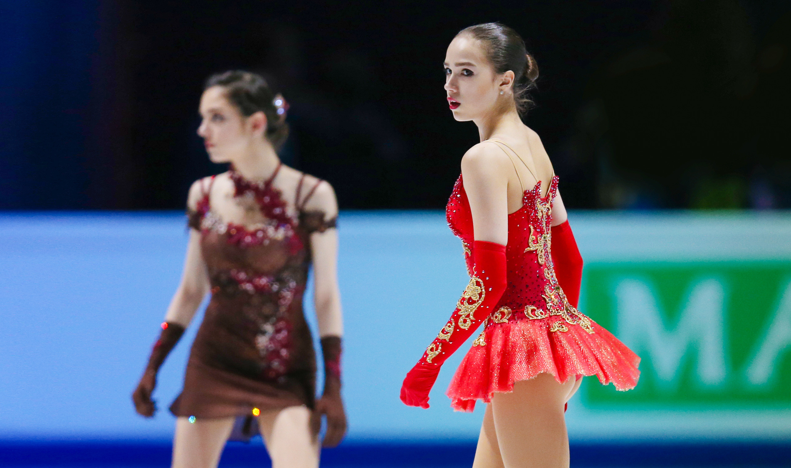 Чемпионат Европы по фигурному катанию — Загитова и Медведева — фото. Фотограф художественная гимнастика, фигурное катание, Москва и область