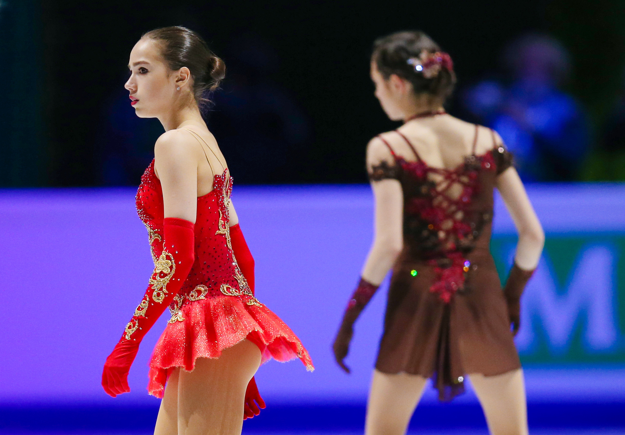 Чемпионат Европы по фигурному катанию — Загитова и Медведева — фото. Фотограф художественная гимнастика, фигурное катание, Москва и область