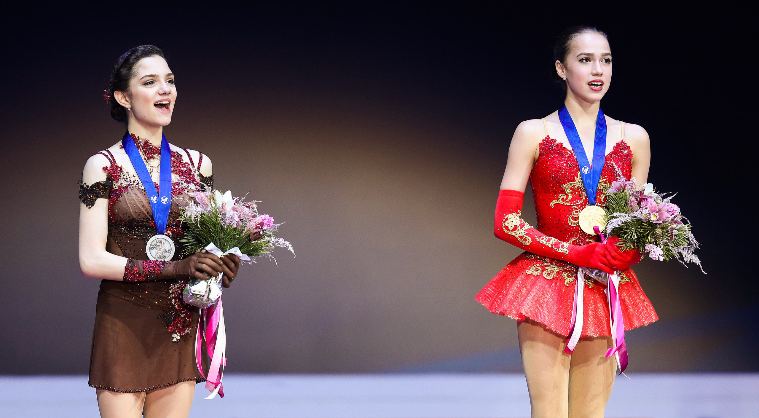 Чемпионат Европы по фигурному катанию — Загитова и Медведева — фото. Фотограф художественная гимнастика, фигурное катание, Москва и область