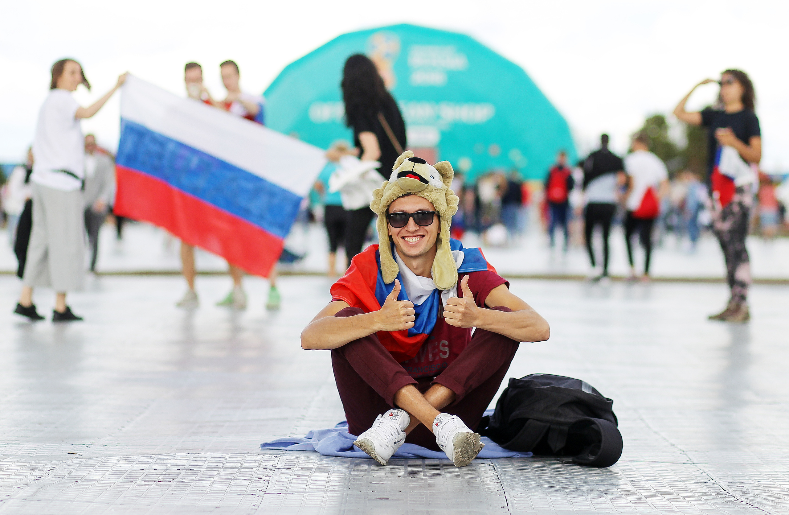 Болельщик сборной России, фотограф Евгений Семенов, Sport24