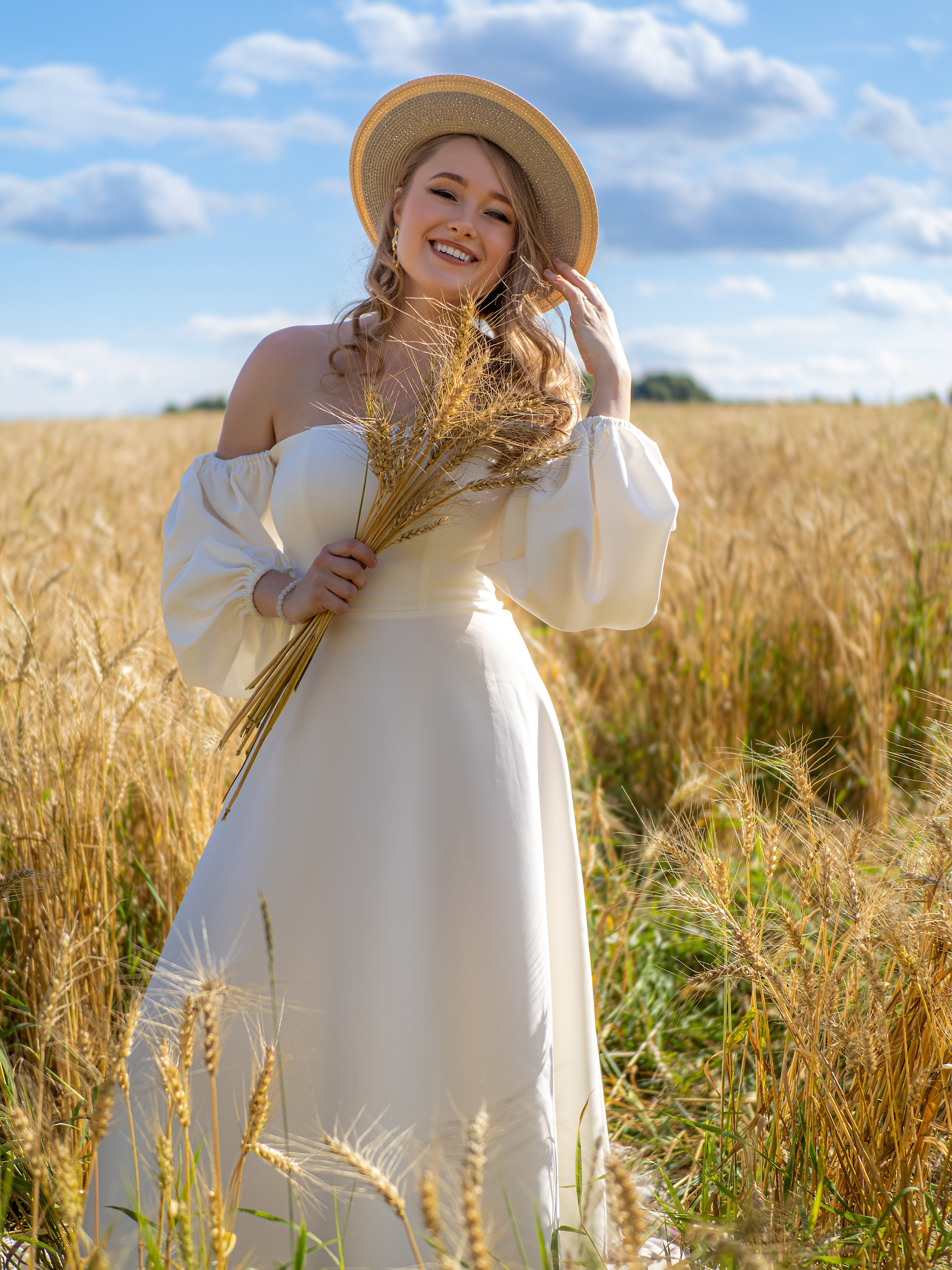 Пшеничное поле. Творческие сьемки