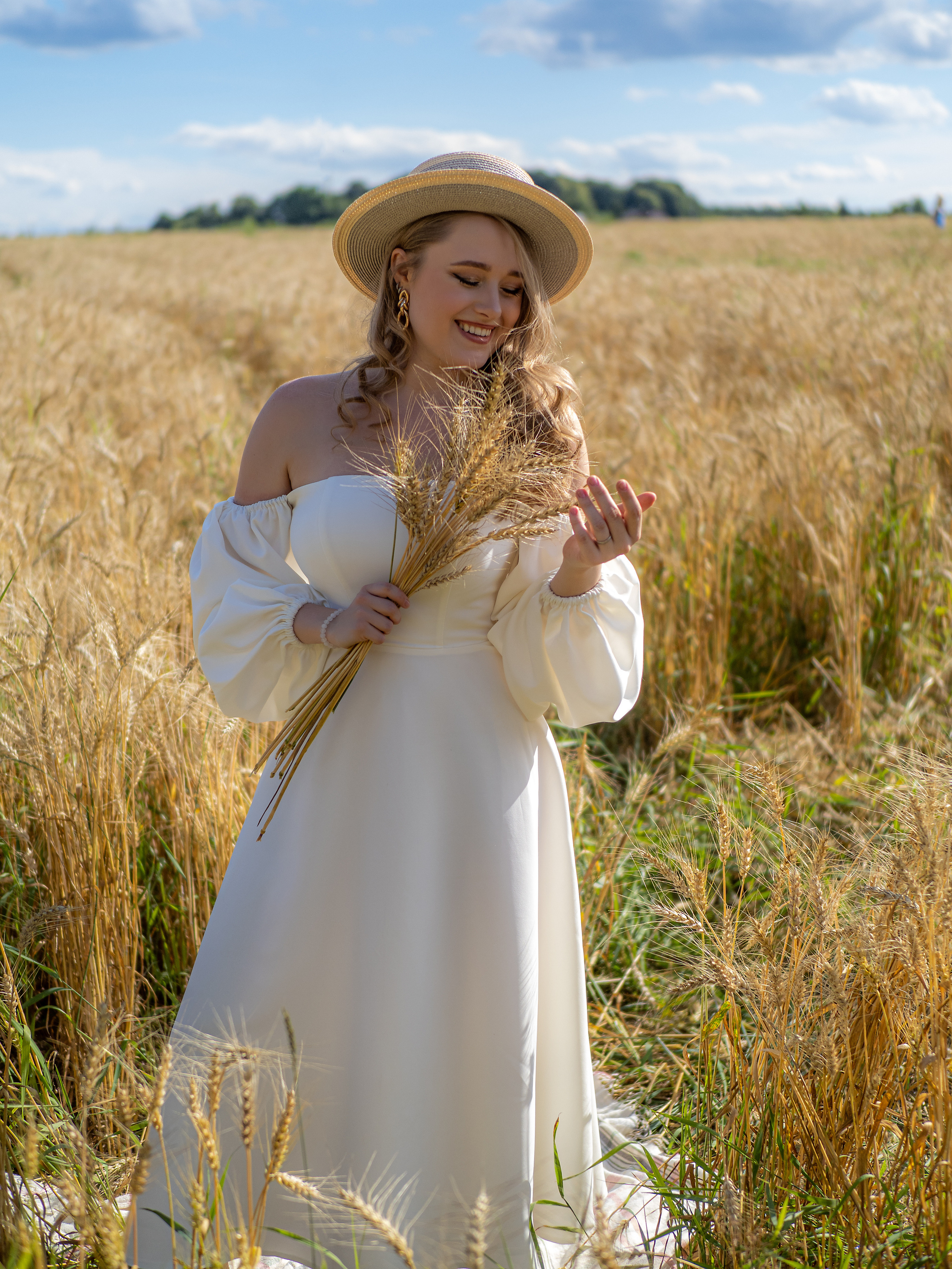 Пшеничное поле. Творческие сьемки