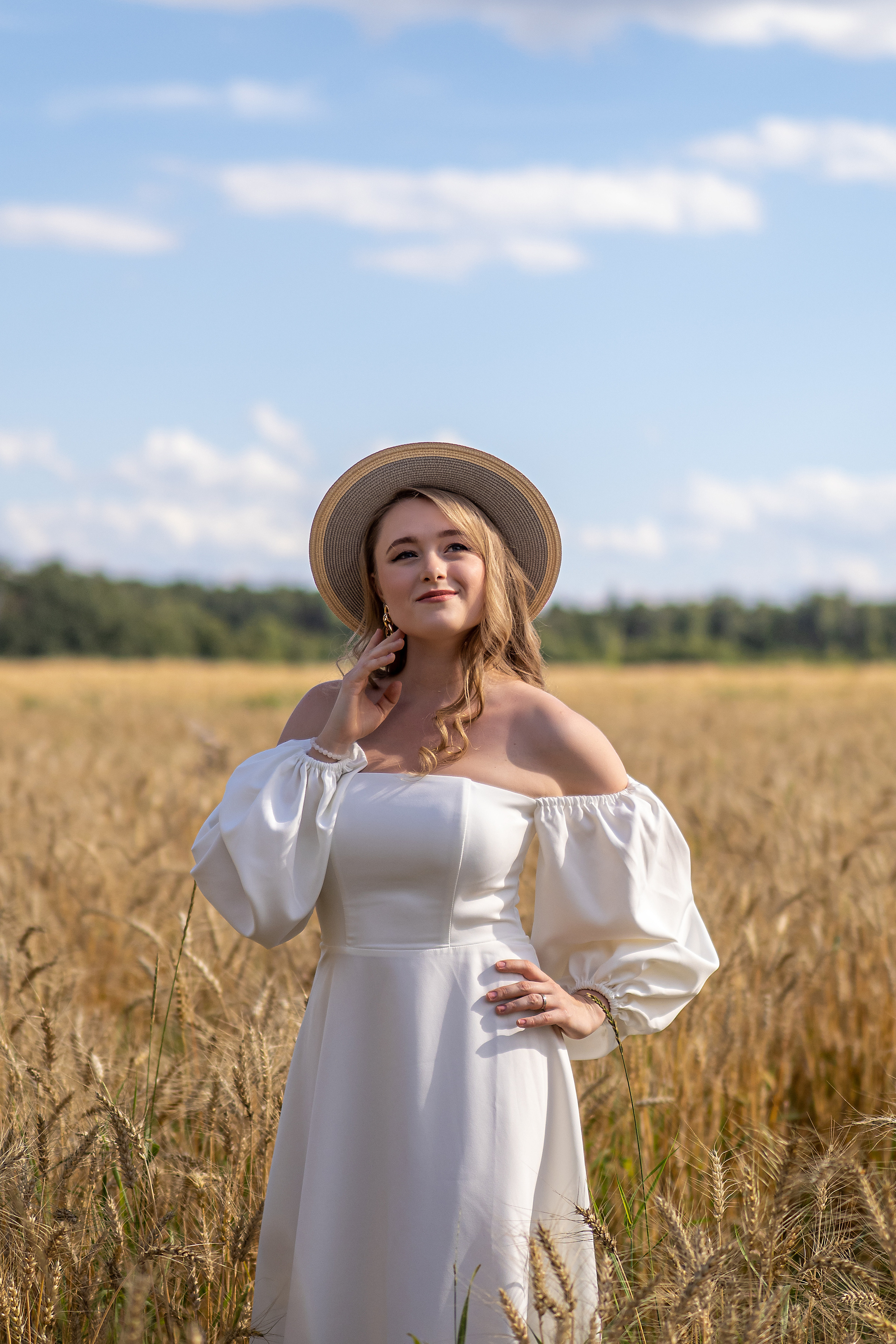 Пшеничное поле. Творческие сьемки