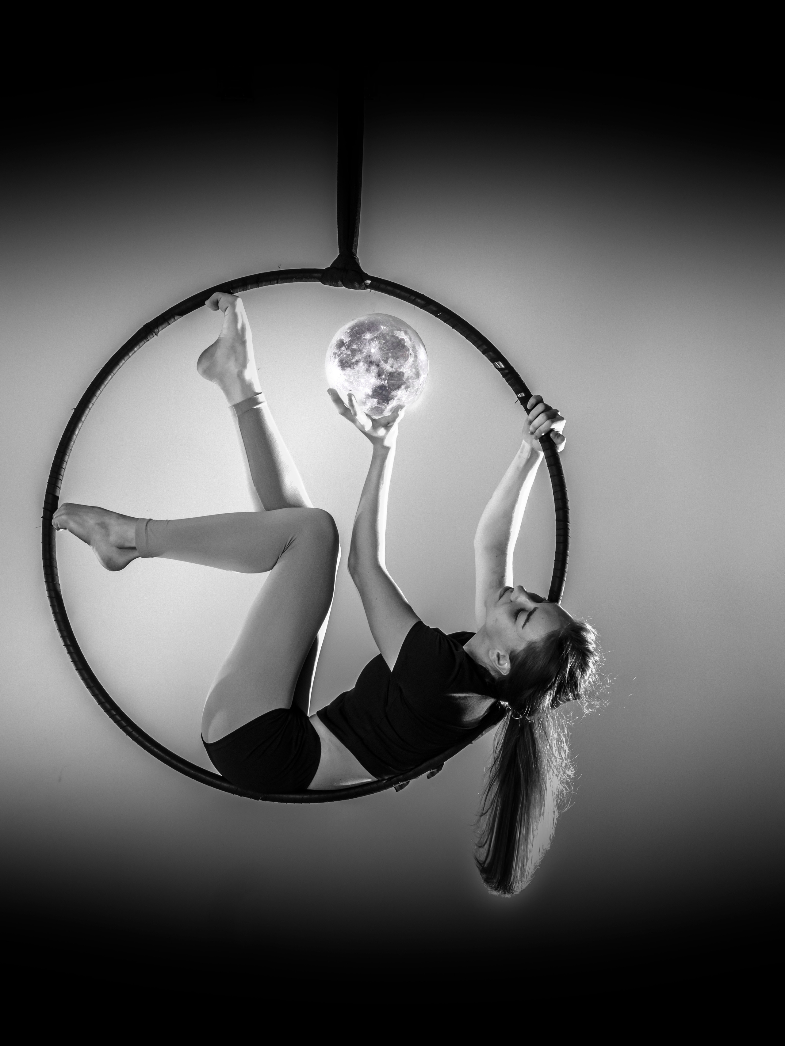 Воздушная гимнастика. Творческие сьемки