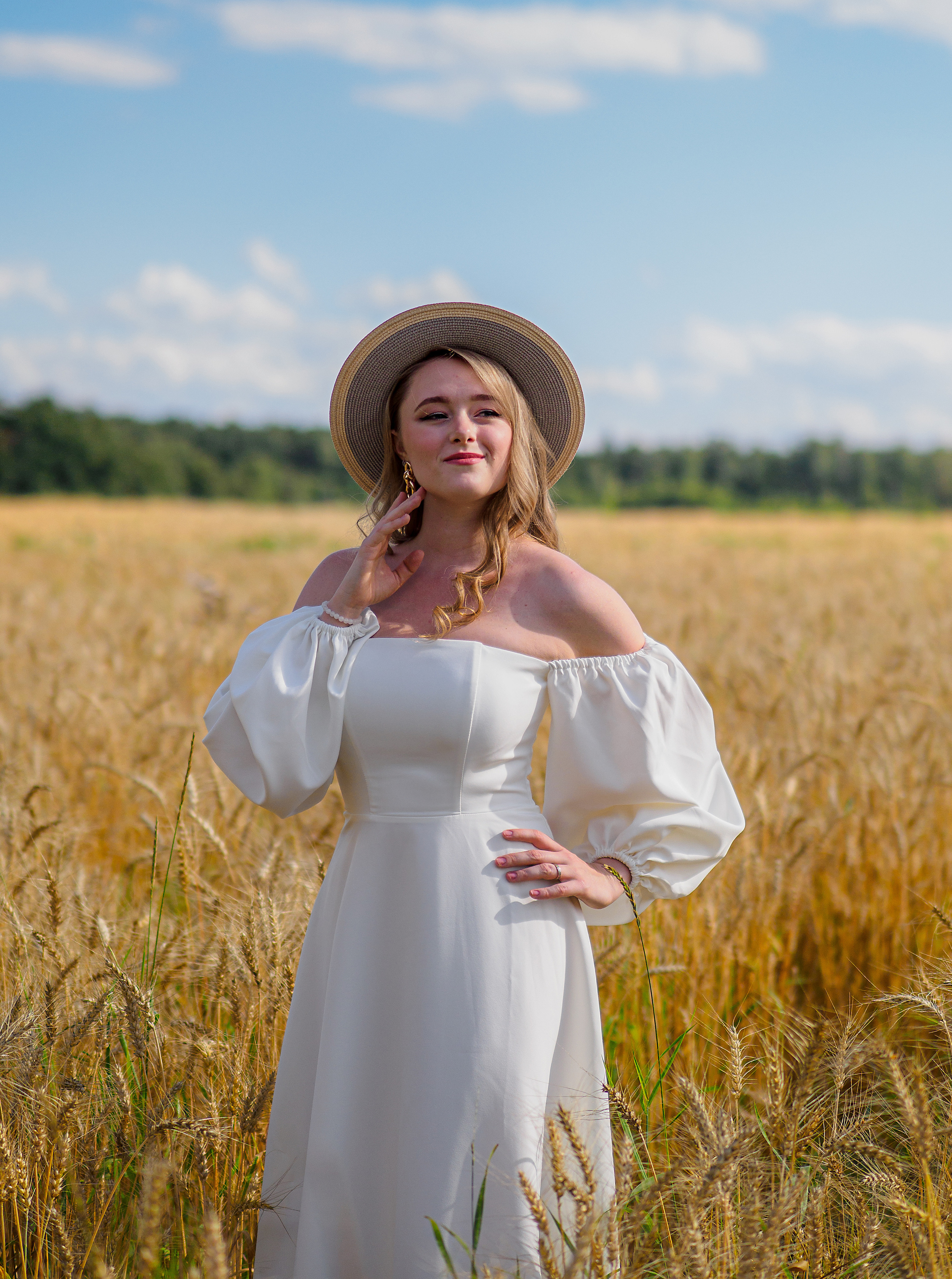 Пшеничное поле. Творческие сьемки