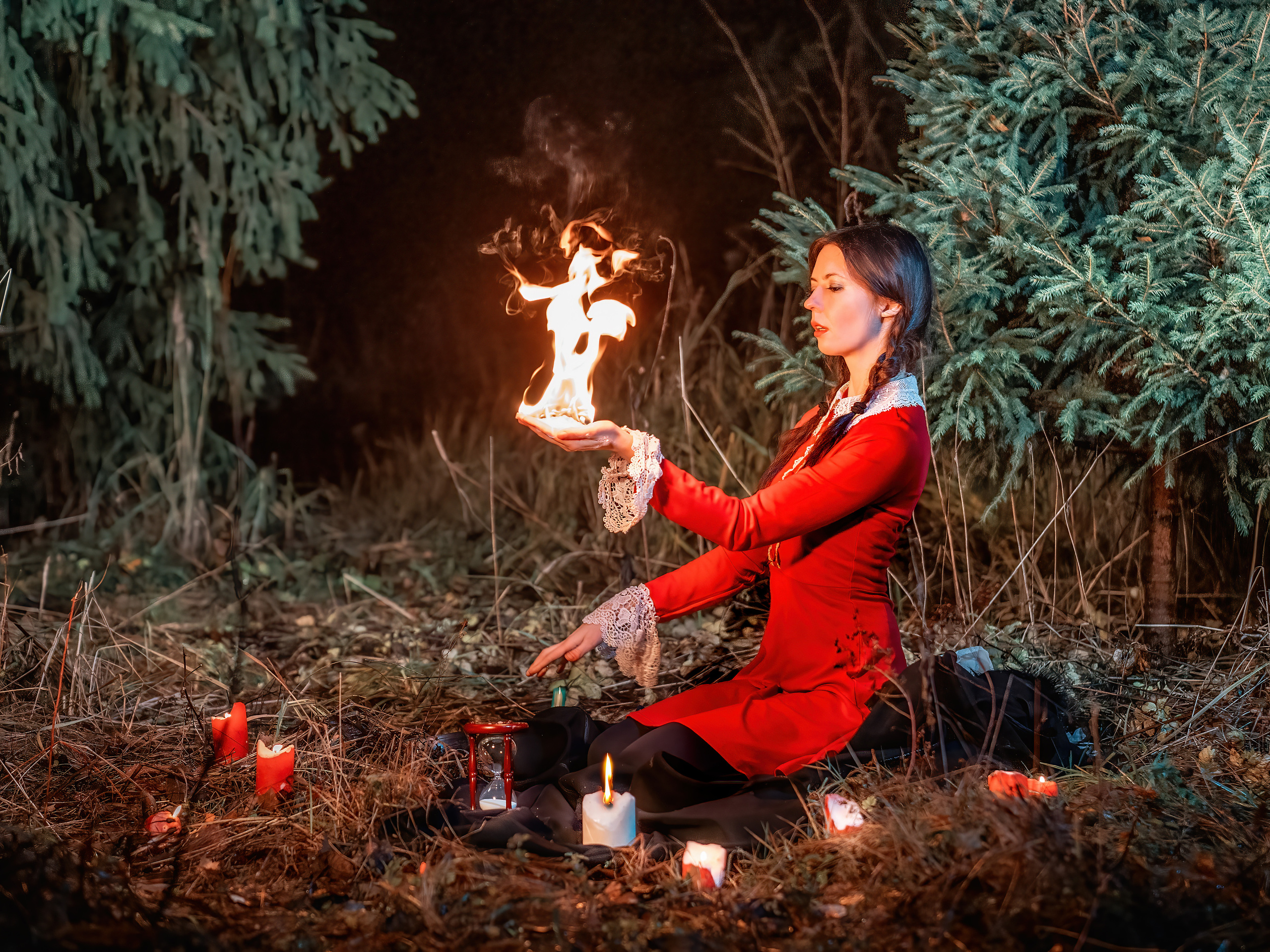 Огонь. Творческие сьемки