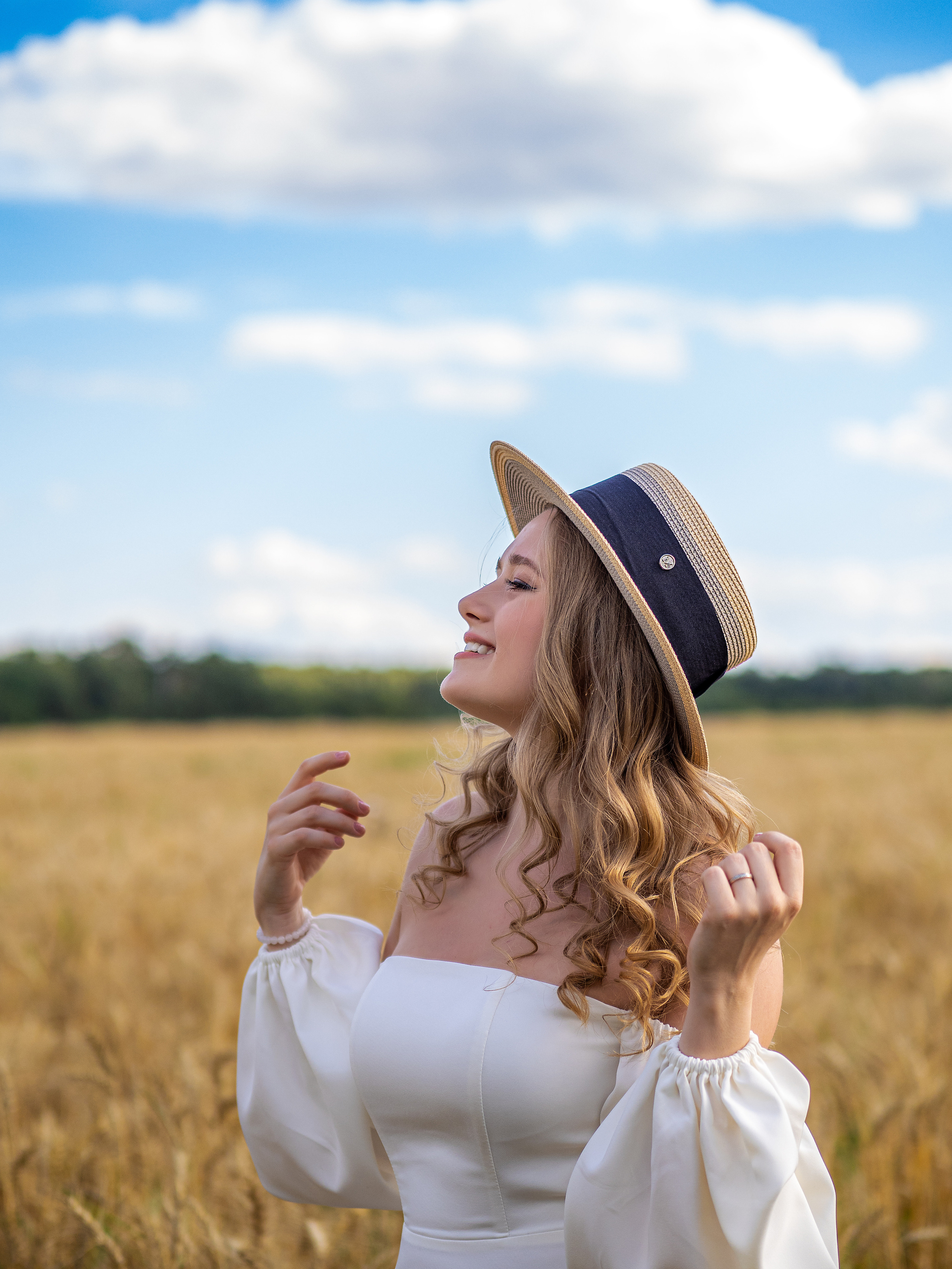 Пшеничное поле. Творческие сьемки