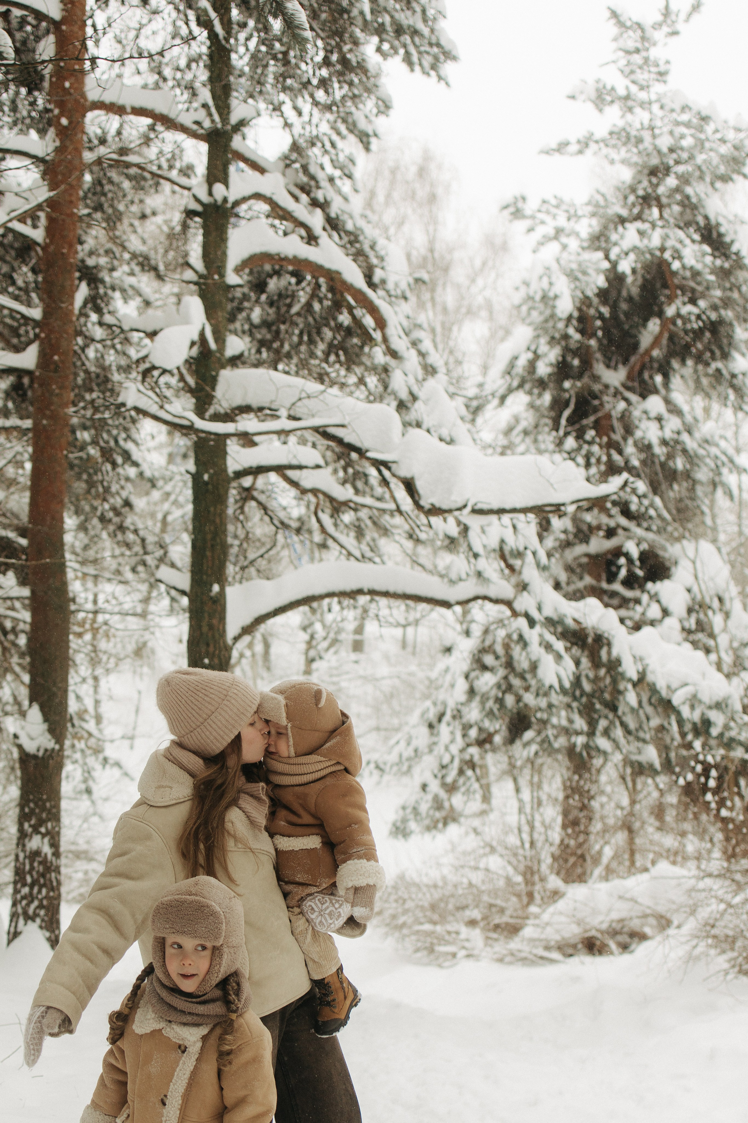 Снежный лес. Фотограф Анастасия Бобылева, Москва и Московская область