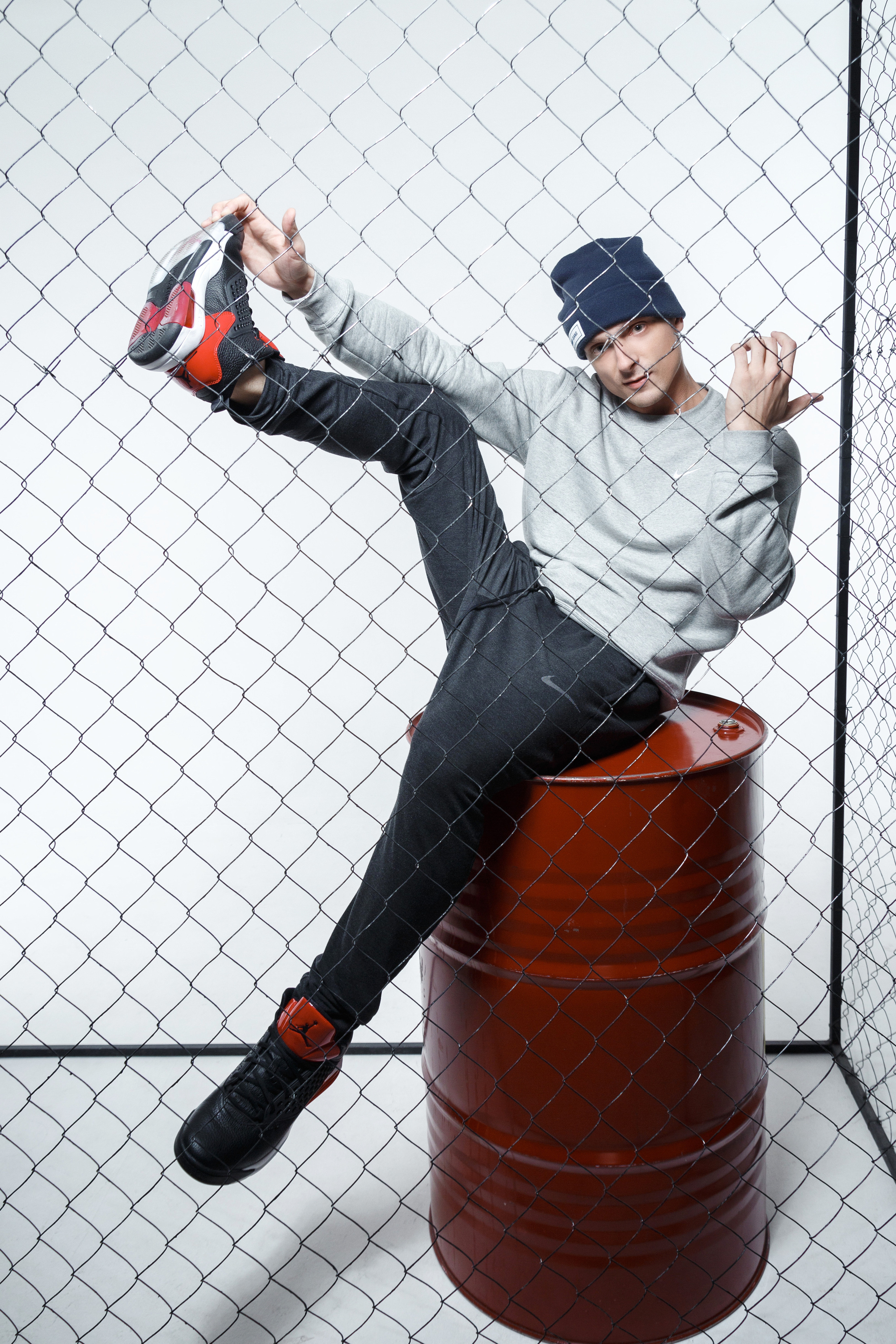 Александр. Фотосессия на циклораме. Фотограф в Москве Сергей Мирошников