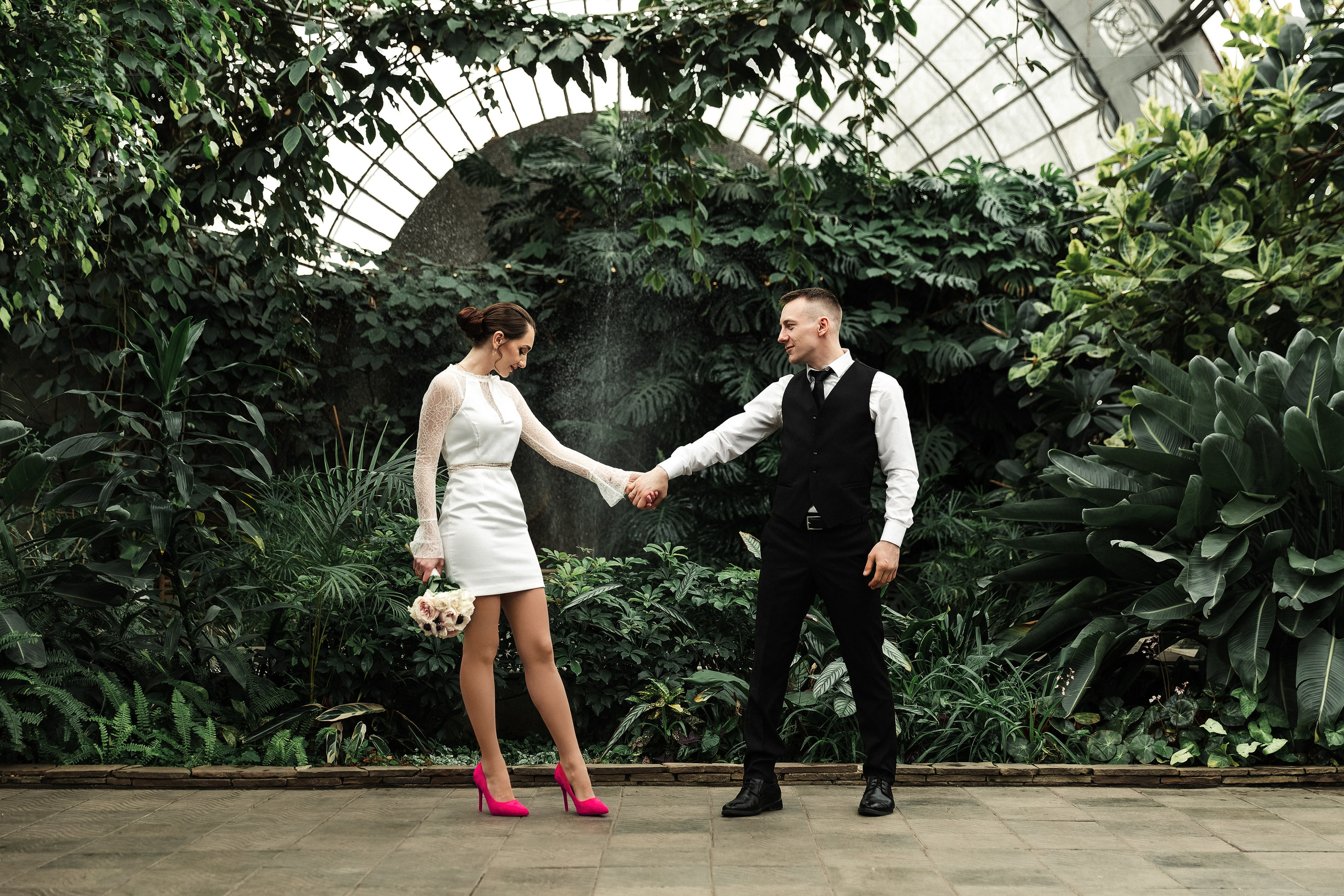 Ксения и Сергей — свадьба в Оранжерее. Свадебный и портретный фотограф в Санкт-Петербурге Анна Демьянова