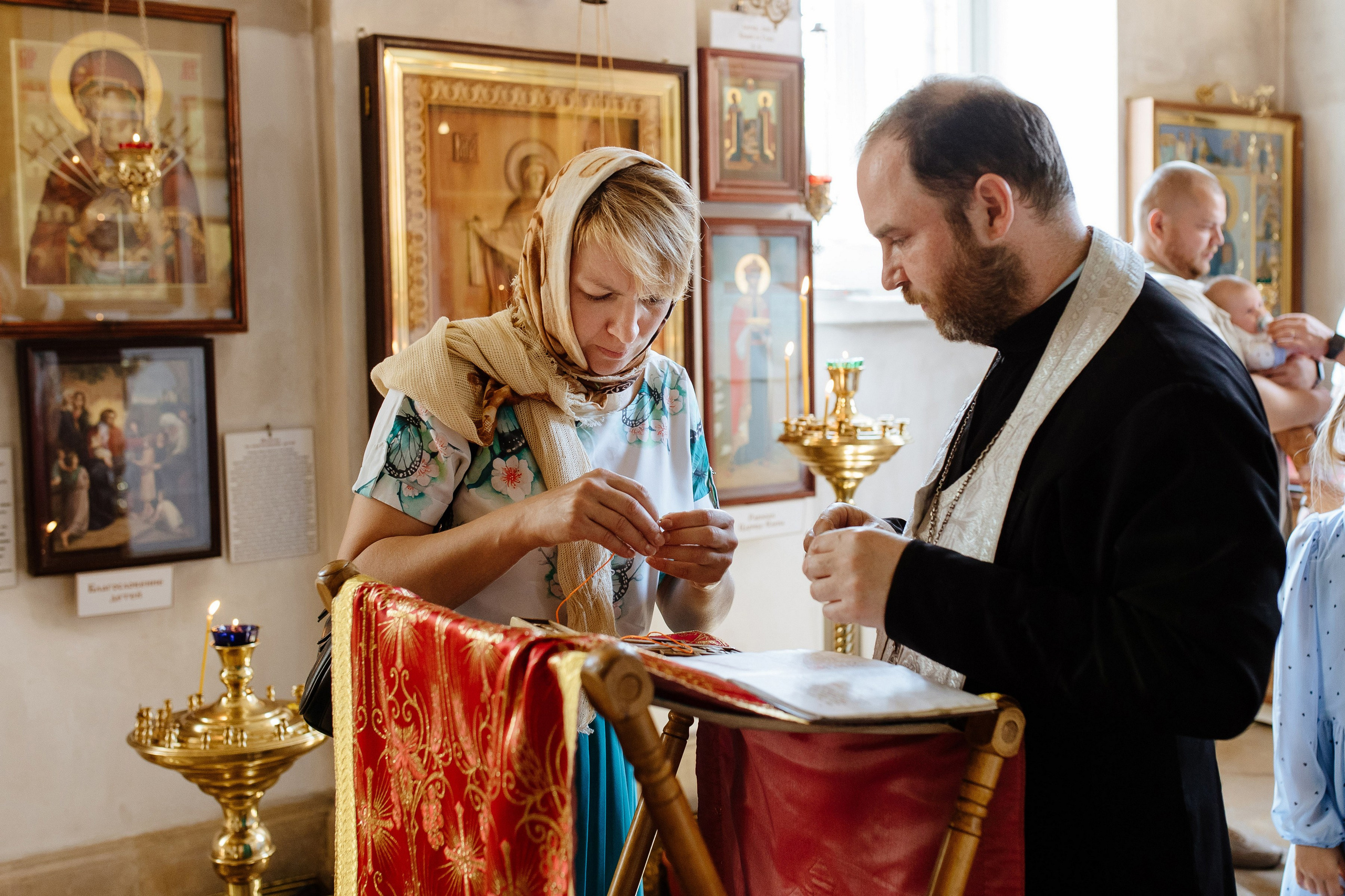 Крещение Никиты. Свадебный и семейный фотограф Екатерина Иванова