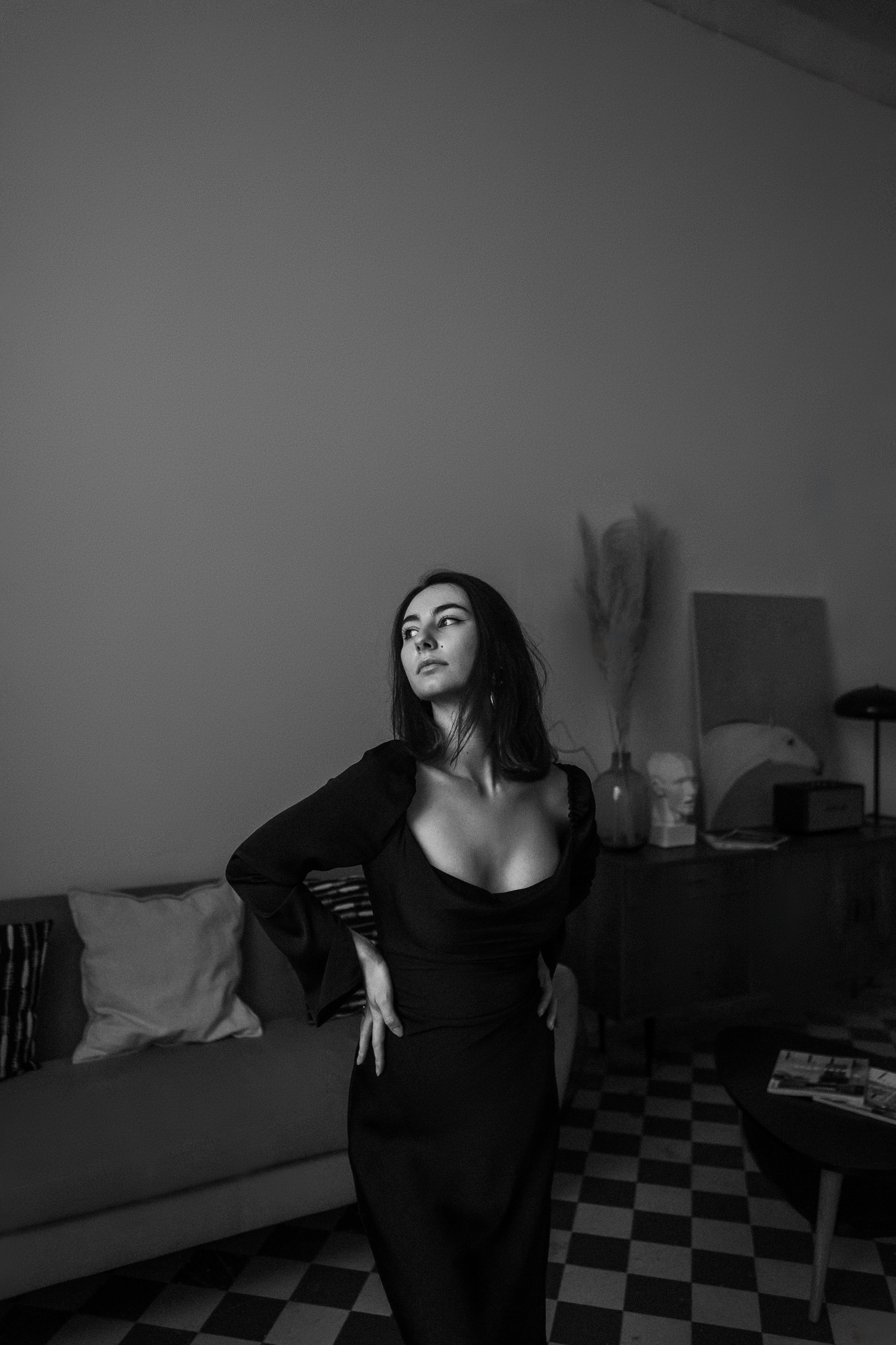 Девушка в черном платье — Лана. Свадебный фотограф в Нижнем Новгороде Генеральская Ира