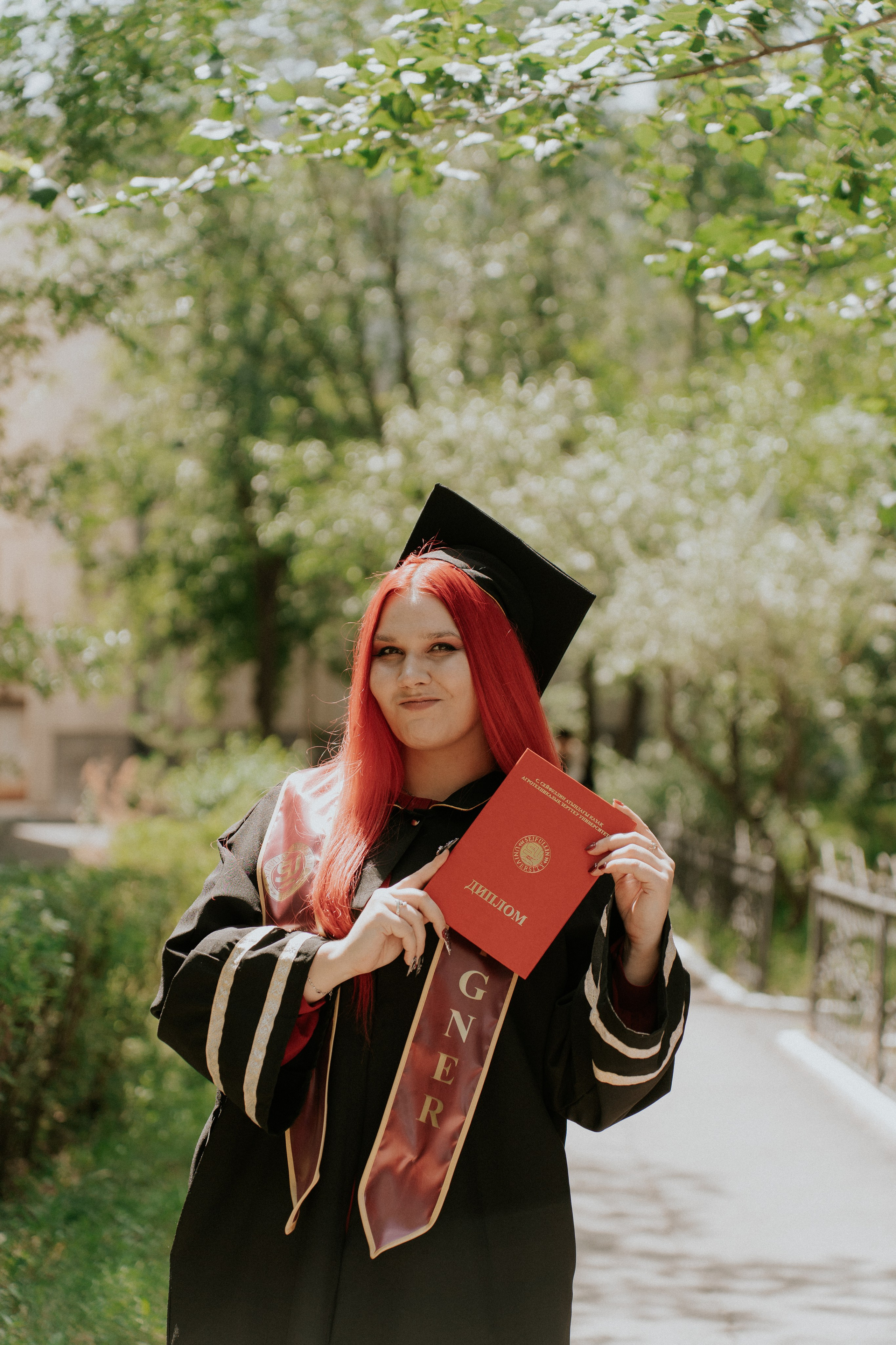 Выпускной Аграрный унивеситет. Крис Богомазова