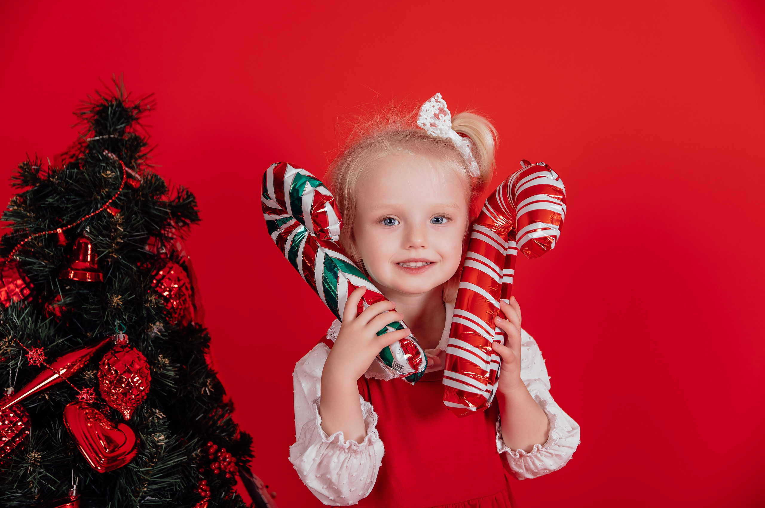 КРАСНЫЙ НОВЫЙ ГОД. Детский и семейный фотограф Катерина Мишина
