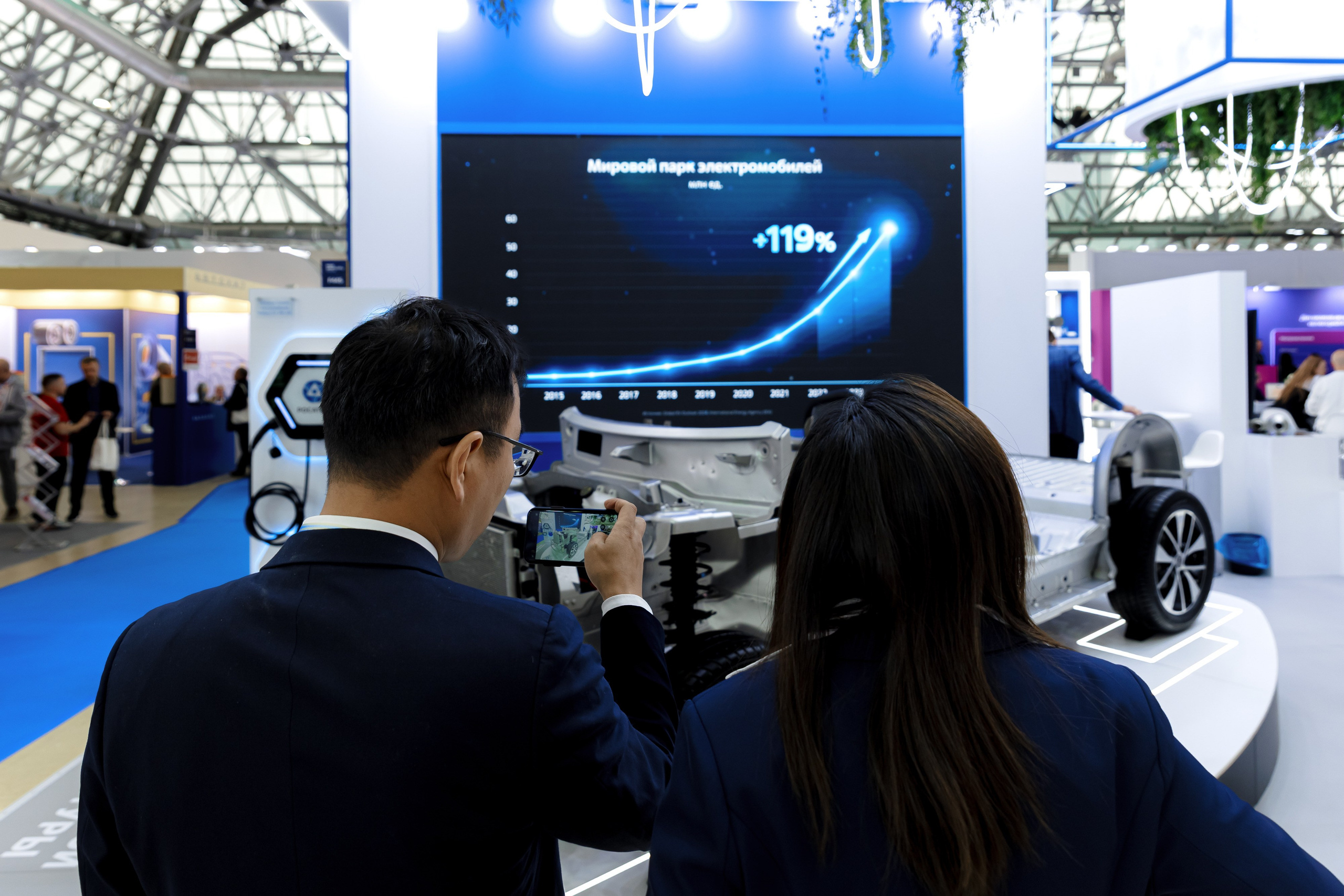 Выставочная фотосъемка компании «Росатом» mims automobility moscow 2025. Репортажный фотограф Семён Борисов | Москва