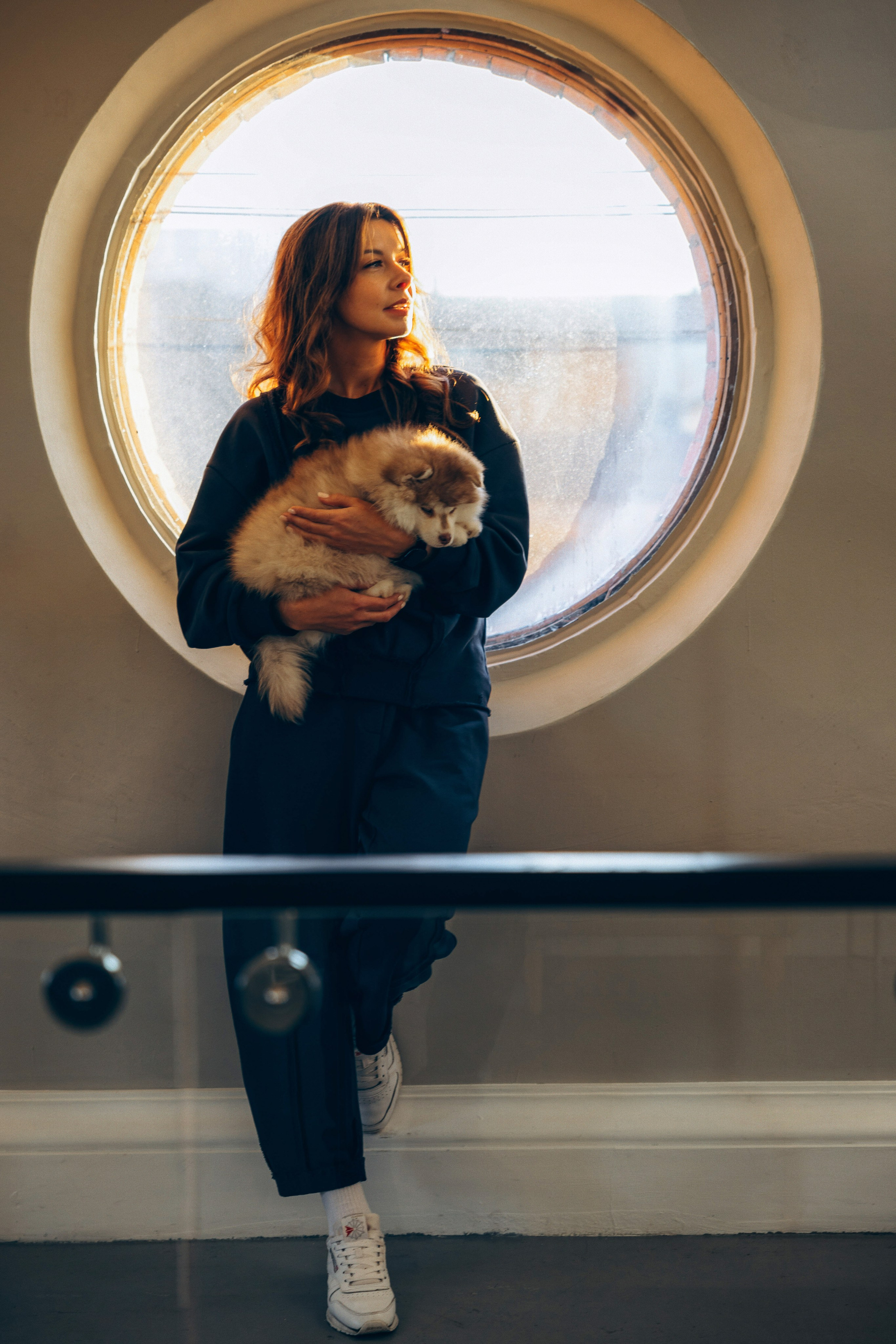 Съёмка со щенками