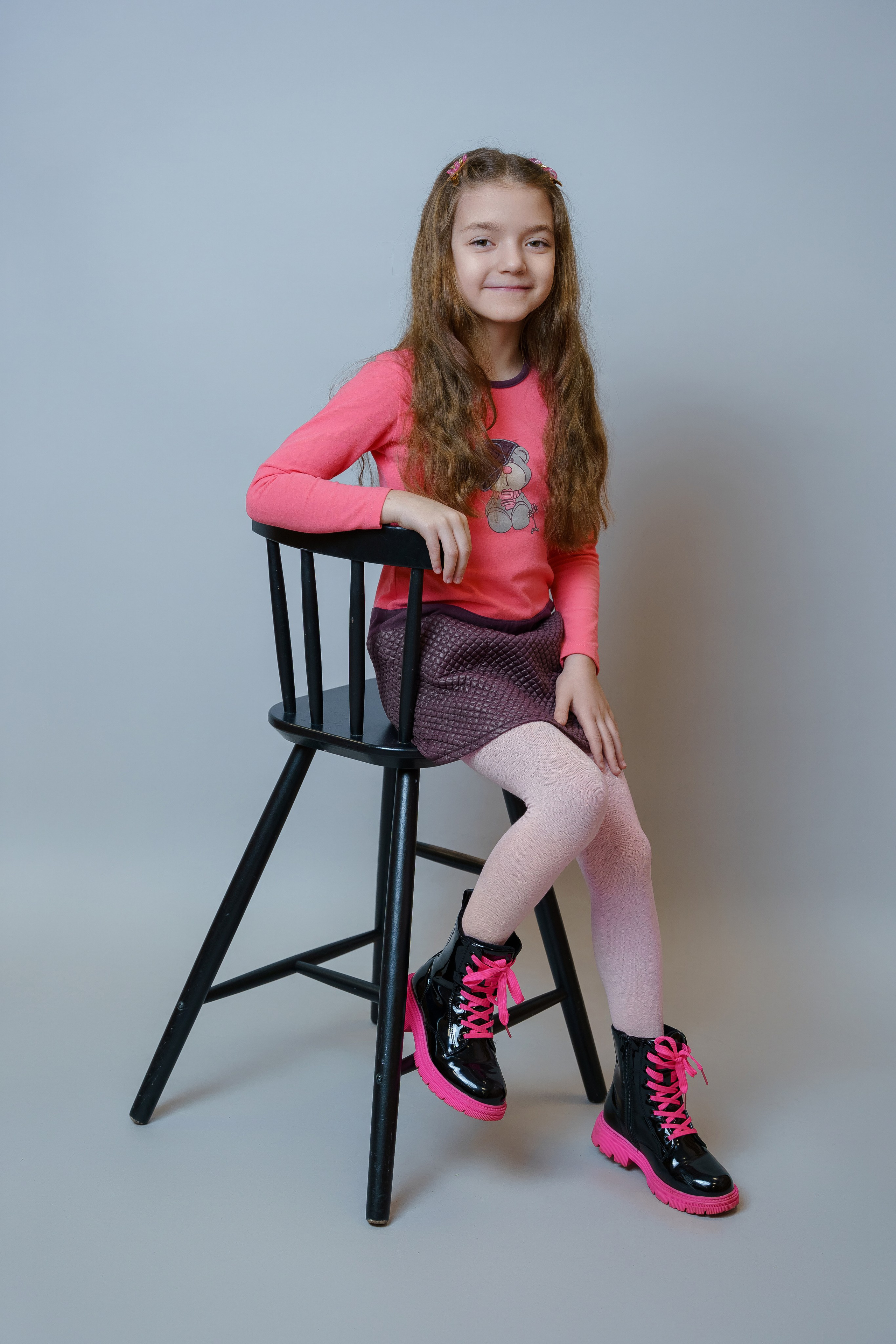 Студийная съемка в саду