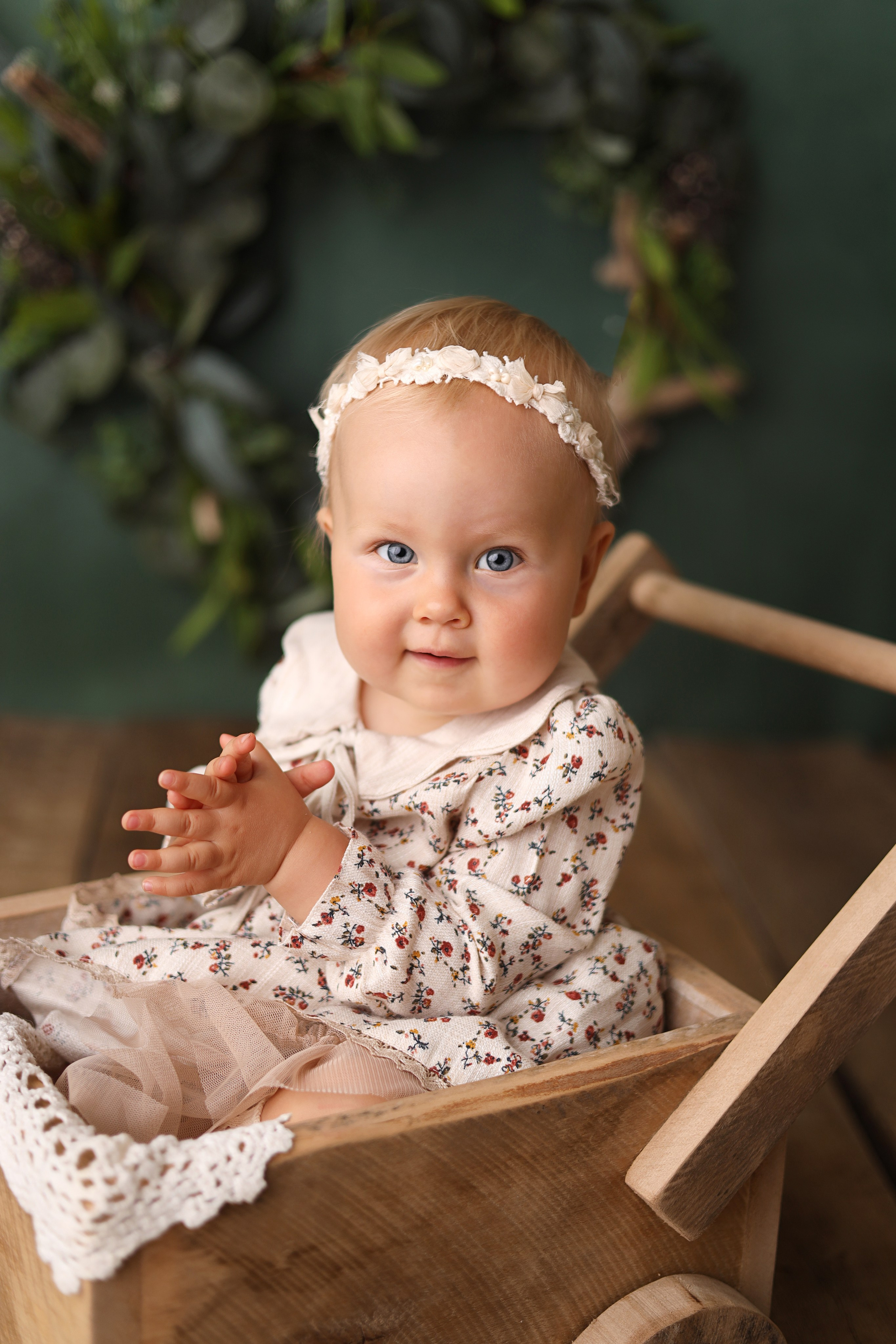 Детская фотосессия на 1 годик для Киры. Фотограф новорожденных Москва. Ньюборн фотограф Москва