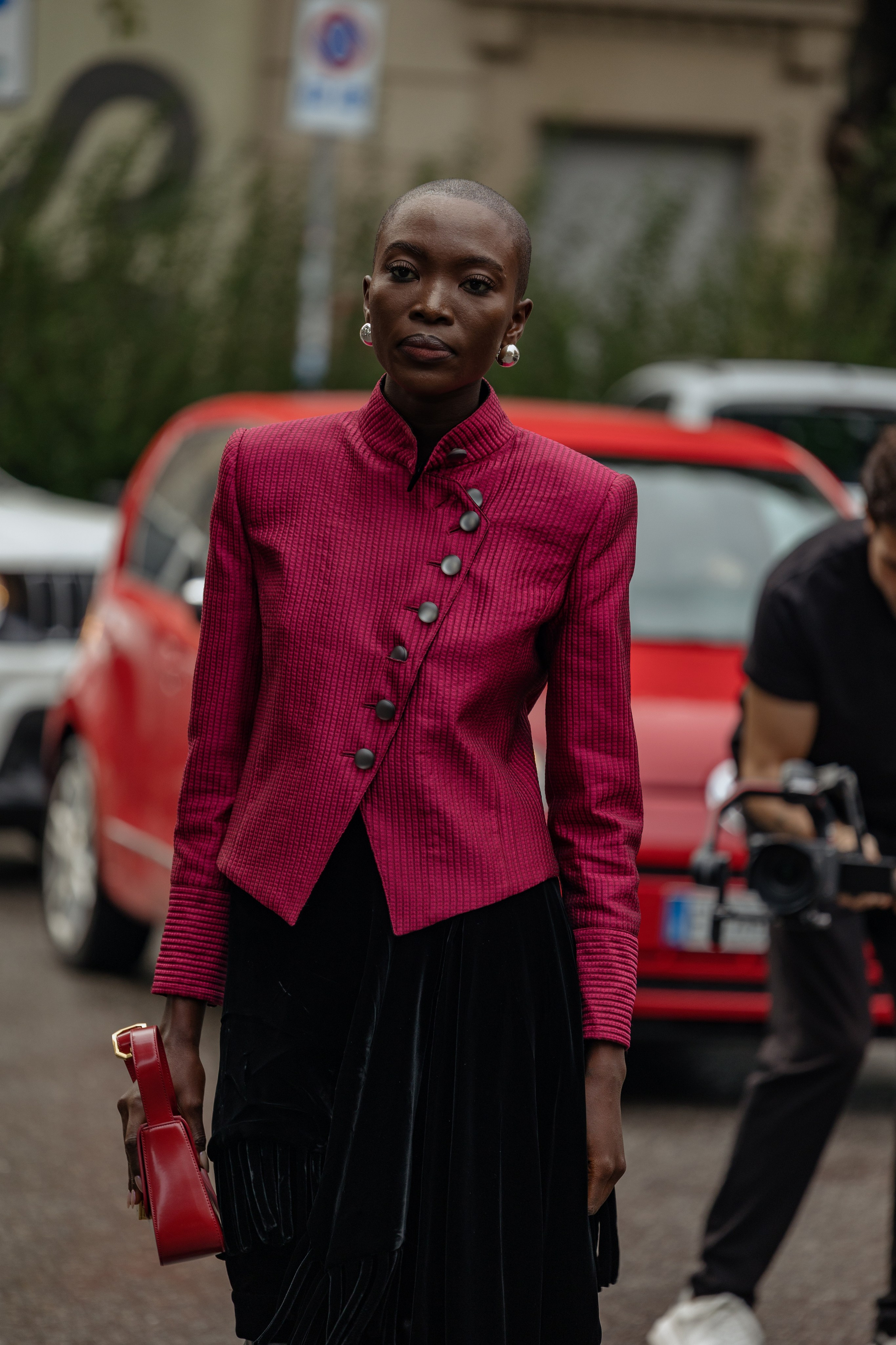 MFW SPRING/SUMMER 2024 EMPORIO ARMANI. Photographer in Milan Ivan Goncharov