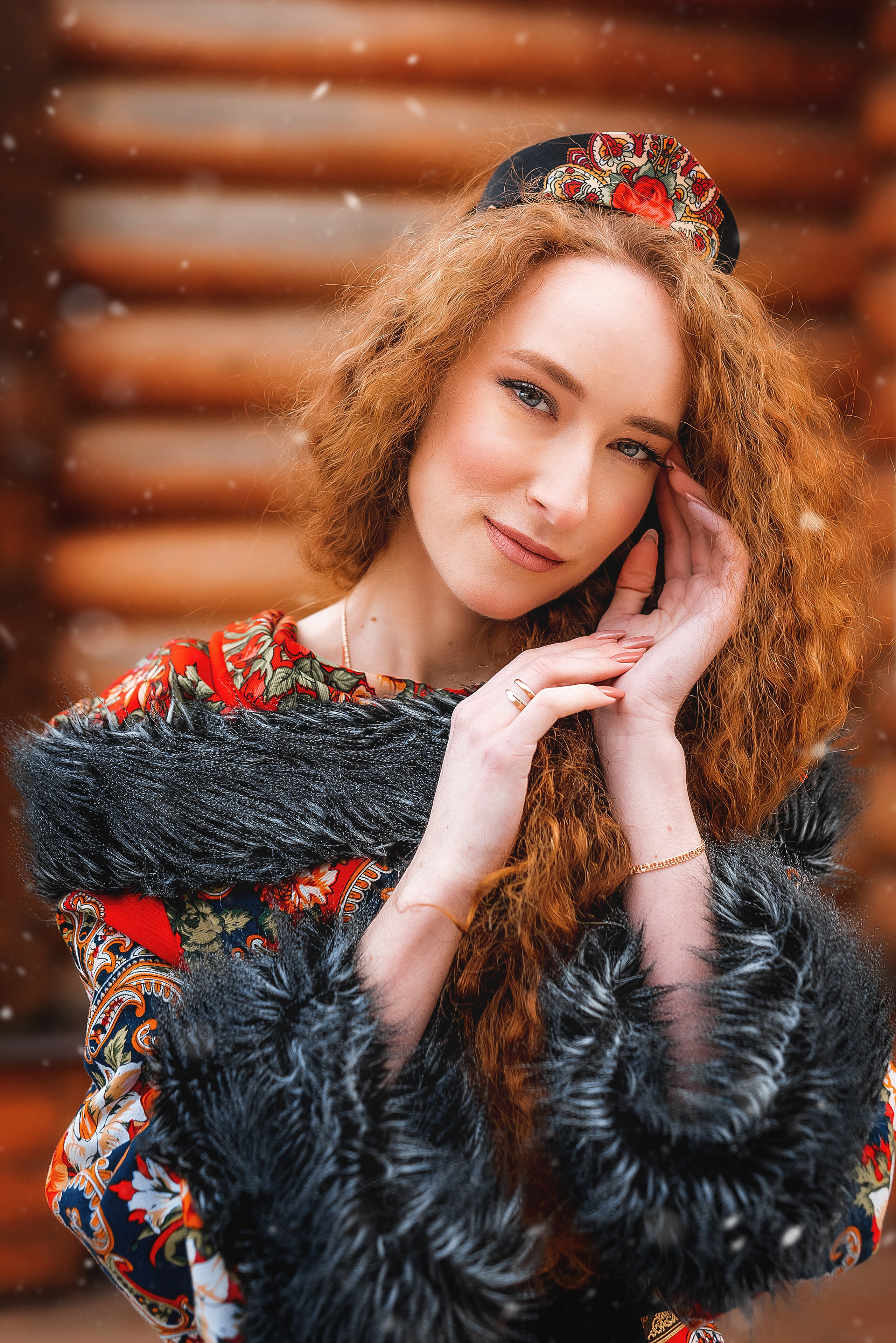 В стиле русская зима. Семейный, детский фотограф в Воронеже Анна Никитина