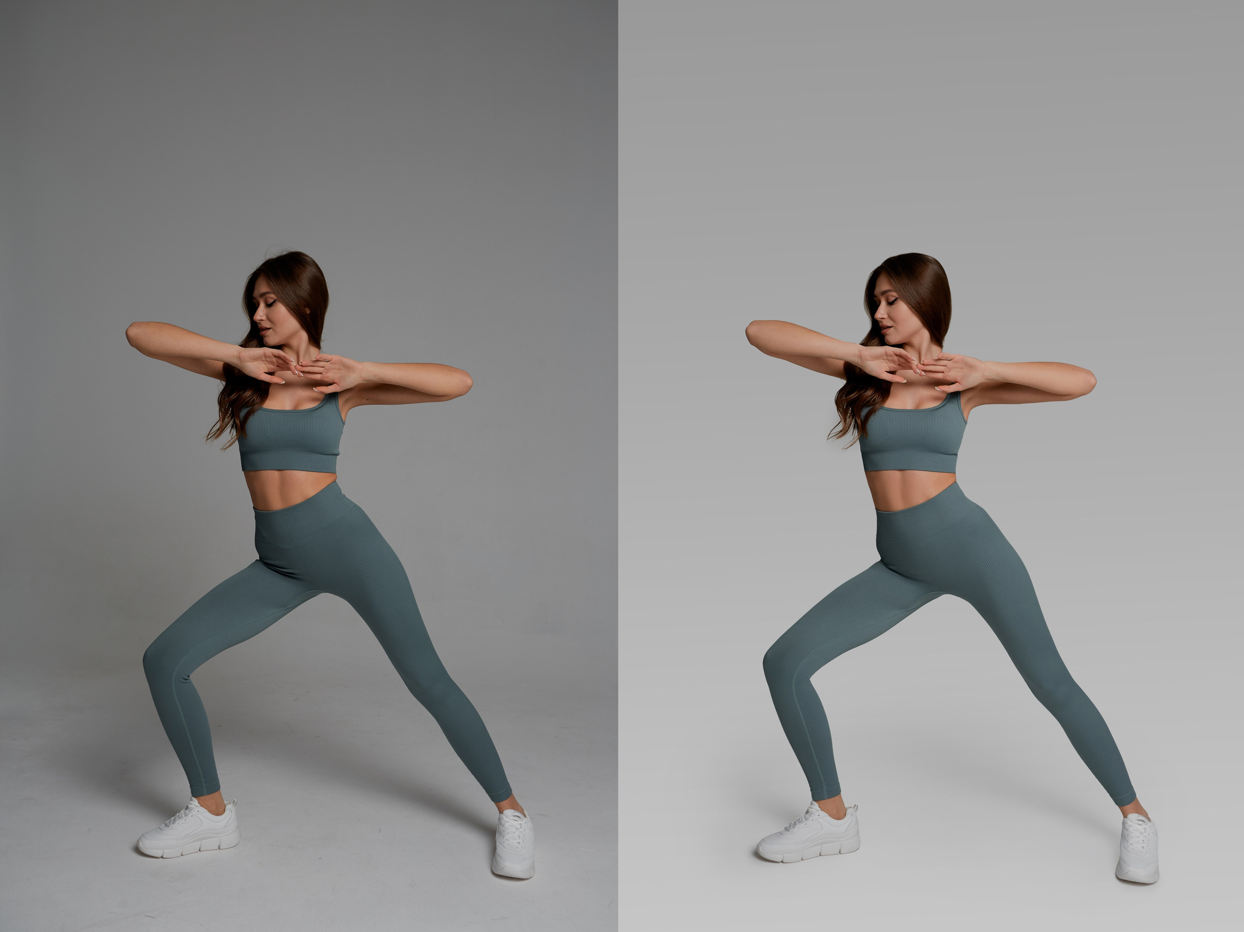 Для рекламы спортивной одежды и питания