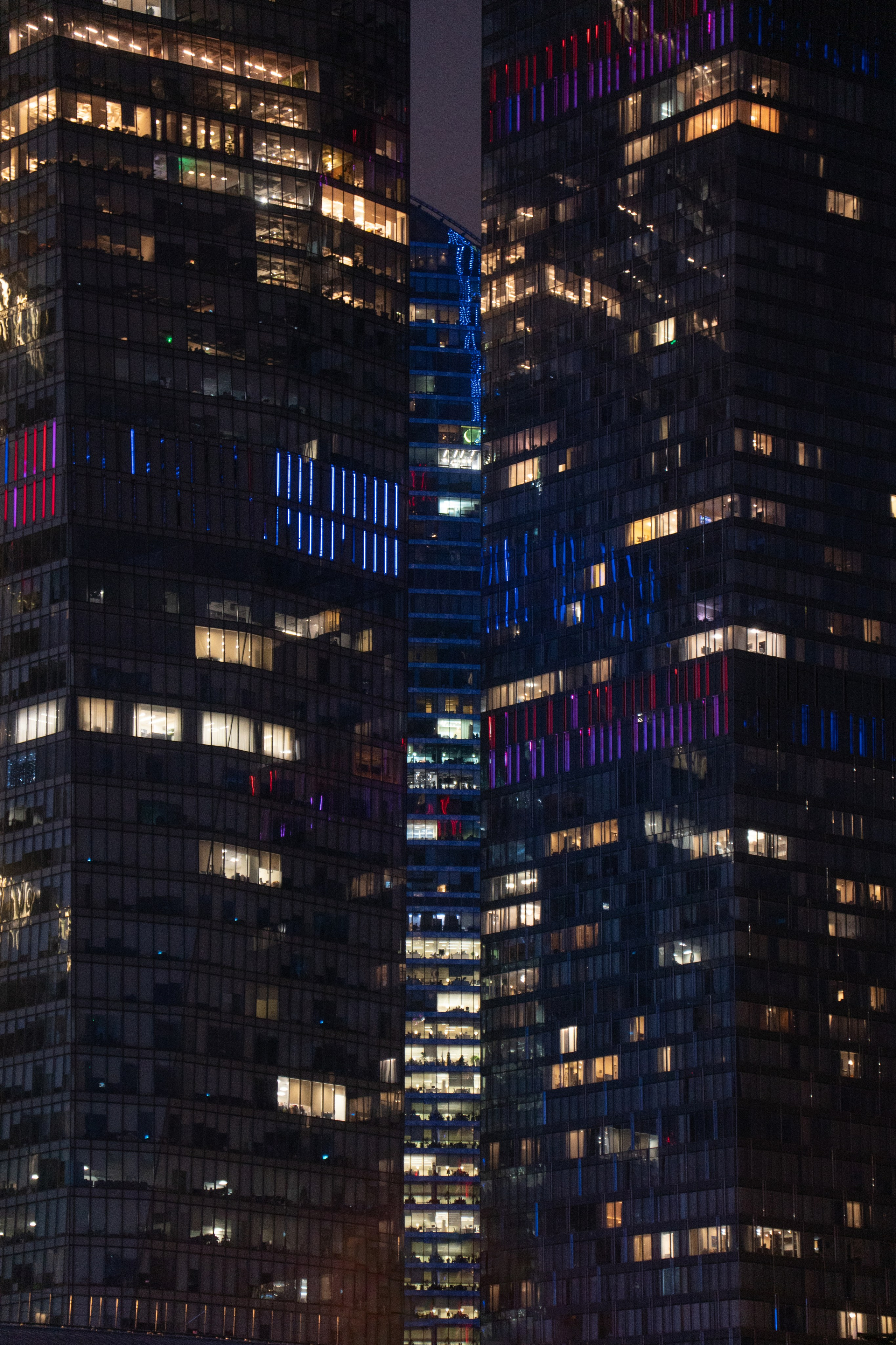 Москва Сити Столица Небоскрёбы Городская фотография gusarov2906