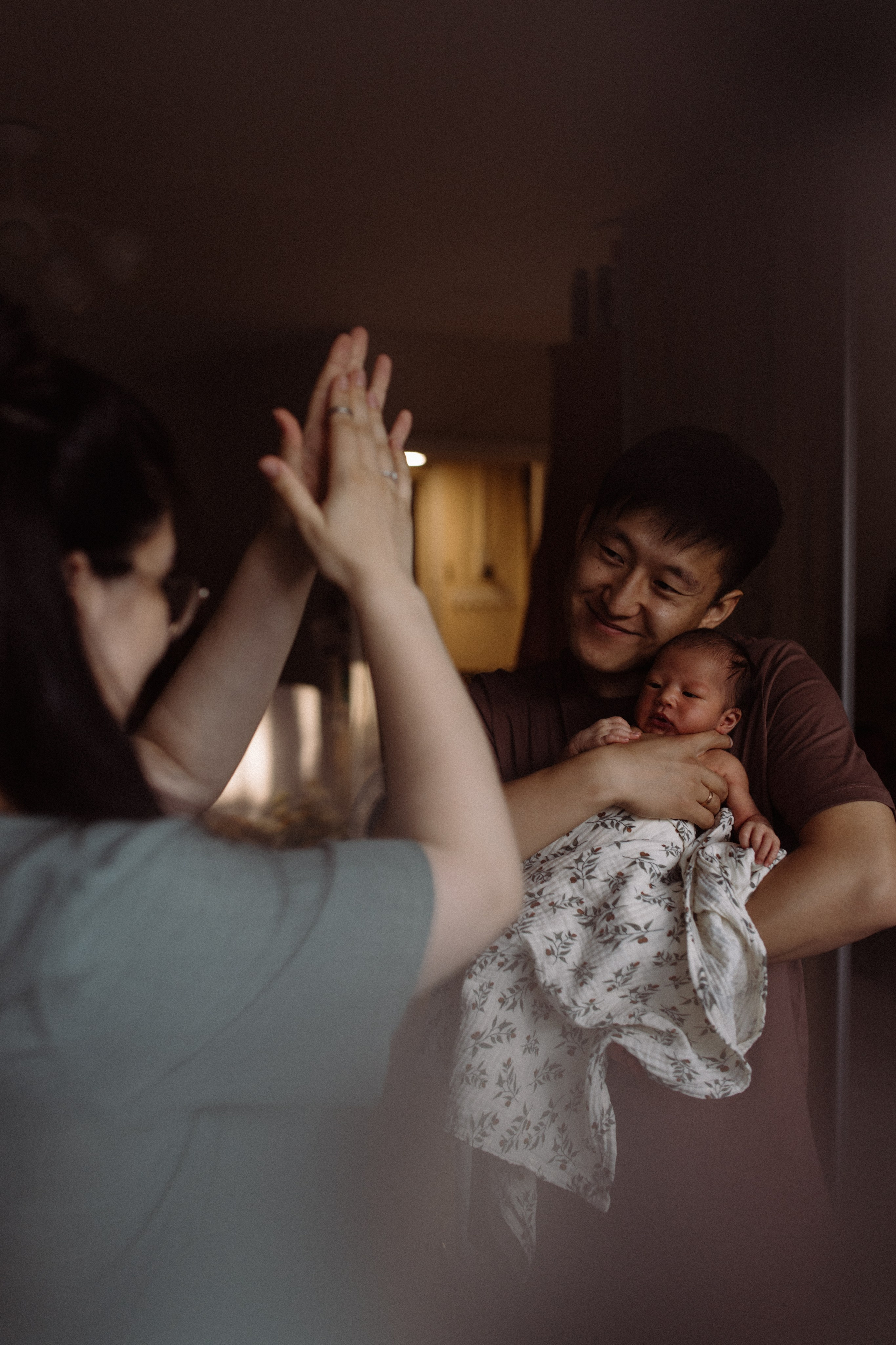 Домашняя съемка новорожденного. Семейный фотограф в Москве и Люберцах Юлия Гуськова