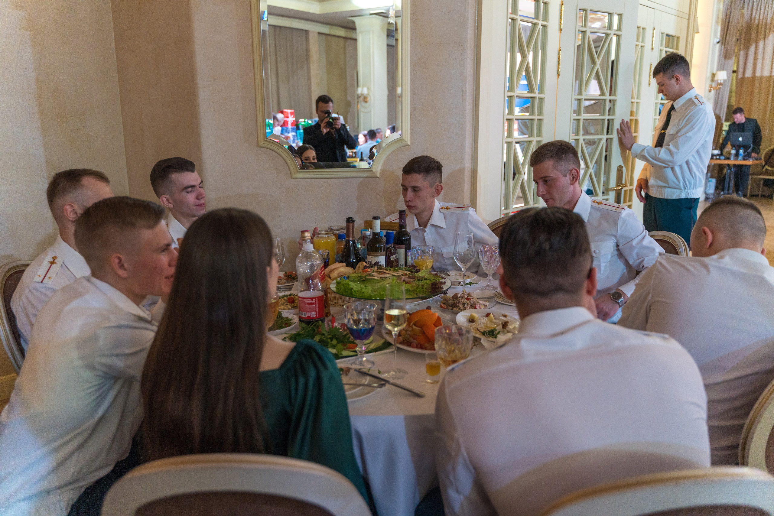 Фотосъемка выпуска военной академии и вручение дипломов