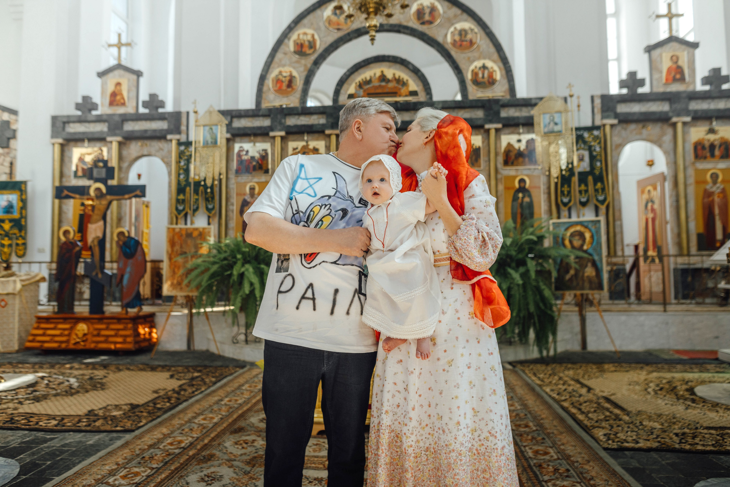 Крещение Мишель, гп. Ивенец, храм Ефросинии Полоцкой, август 2025