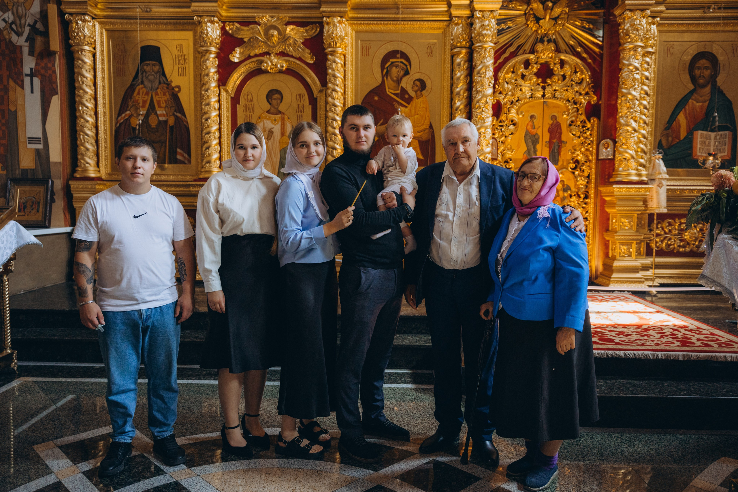 Крещение Давида. Свадебный, семейный фотограф в Иркутске Светлана Макаричева