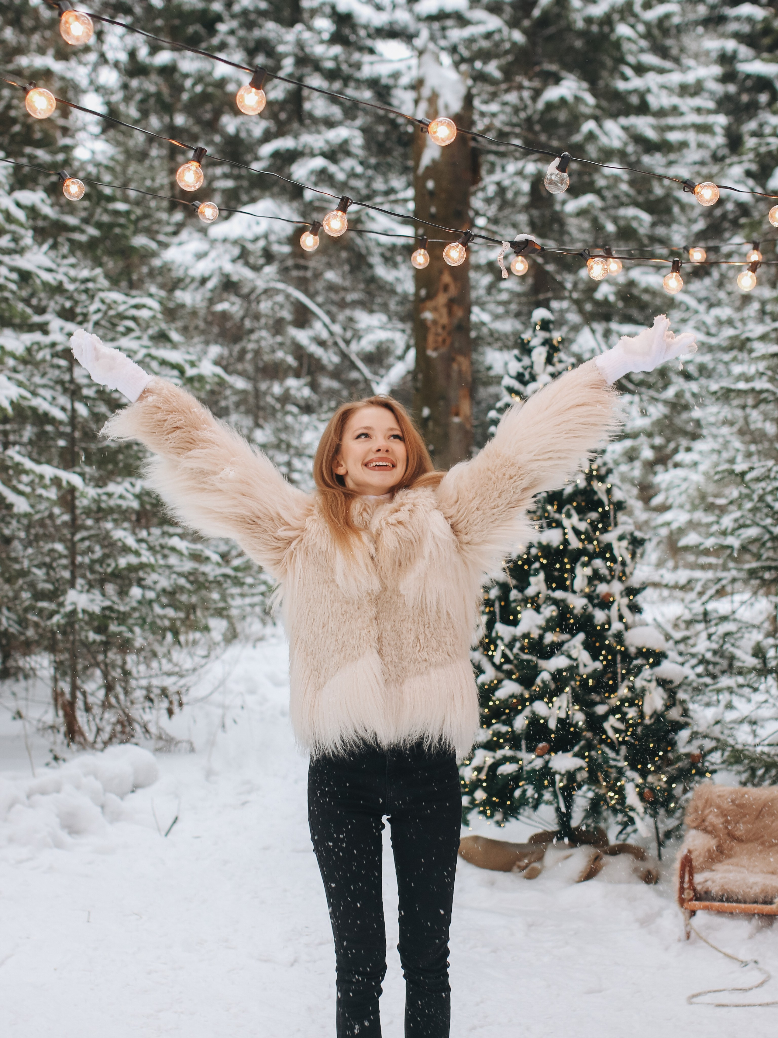 Лес зима. Семейный фотограф в Кемерово Мария Дорожко