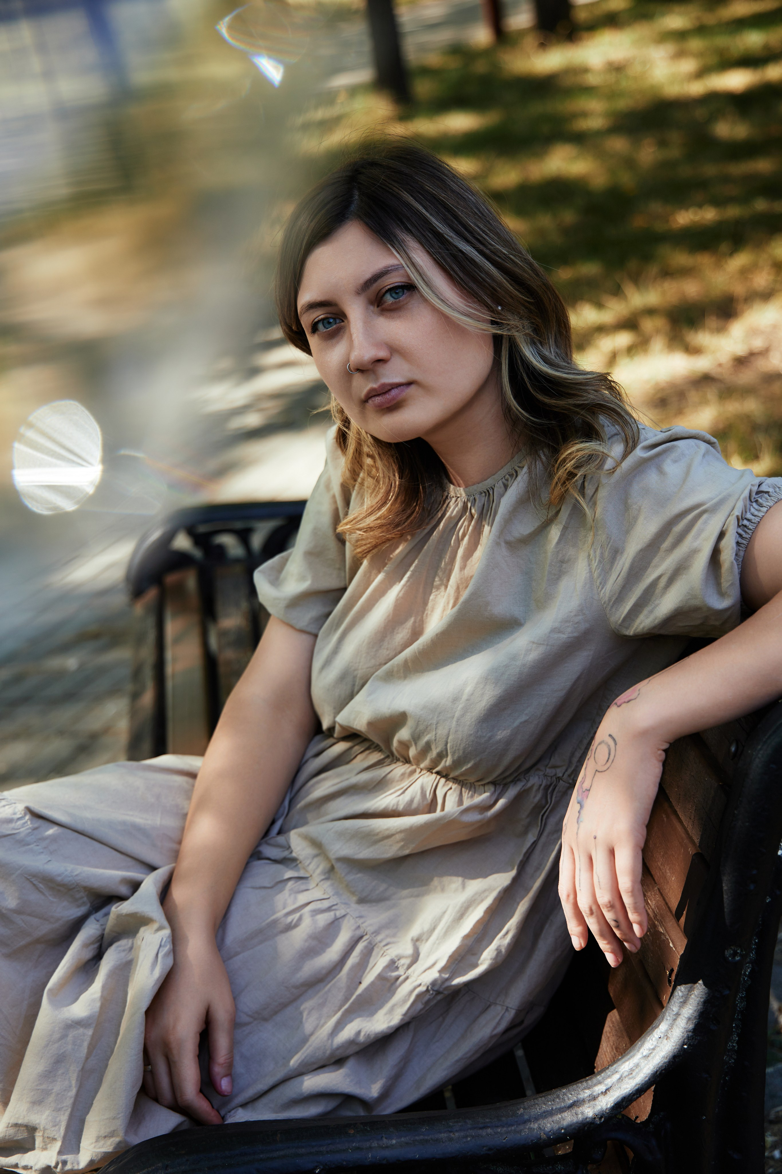 Настя в дендрарии. Репортажный фотограф Алёна Кантемирова