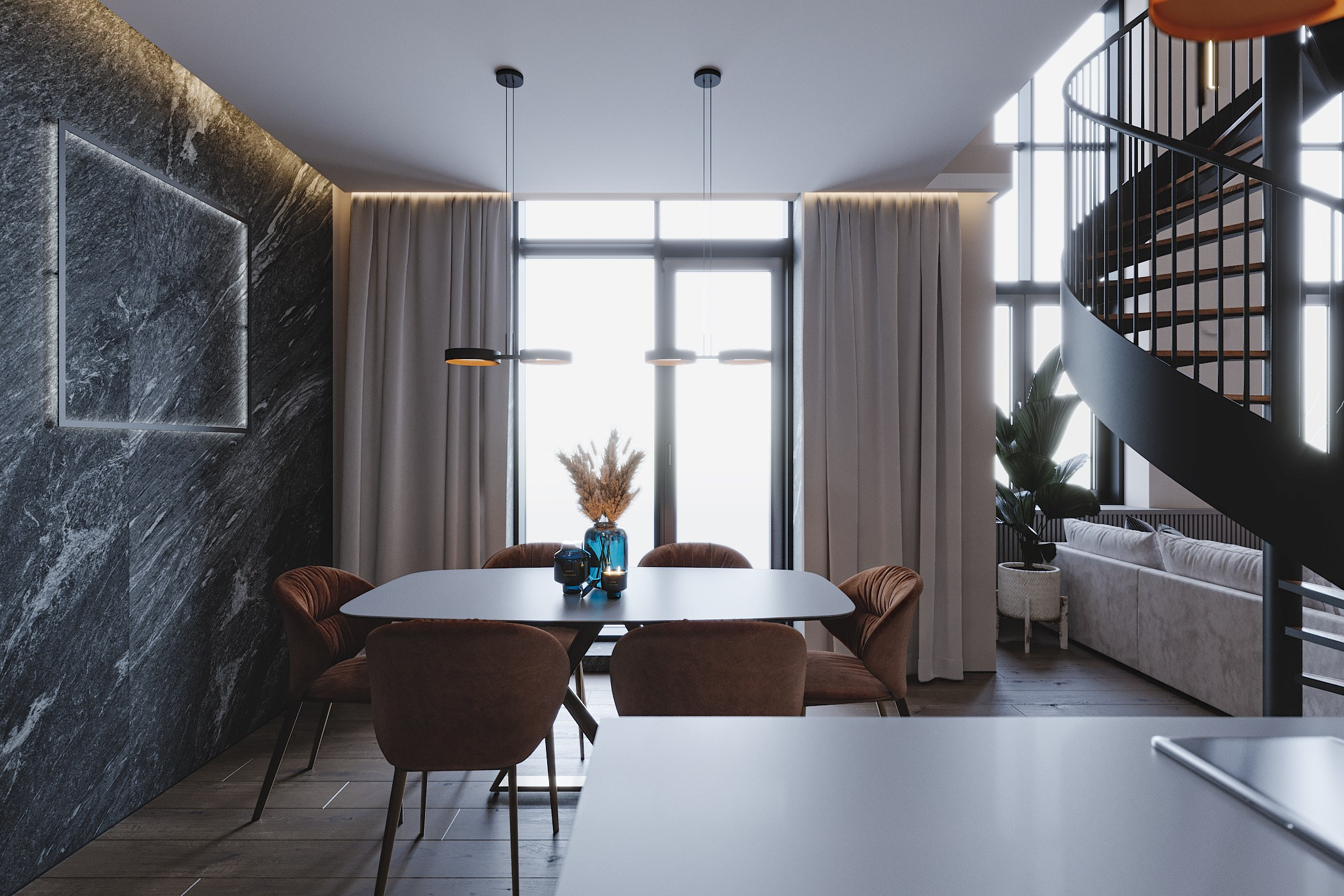 Проект YAR. Дизайн интерьера в Новосибирске, Мире, Онлайн | Студия дизайна интерьера TWOREZ