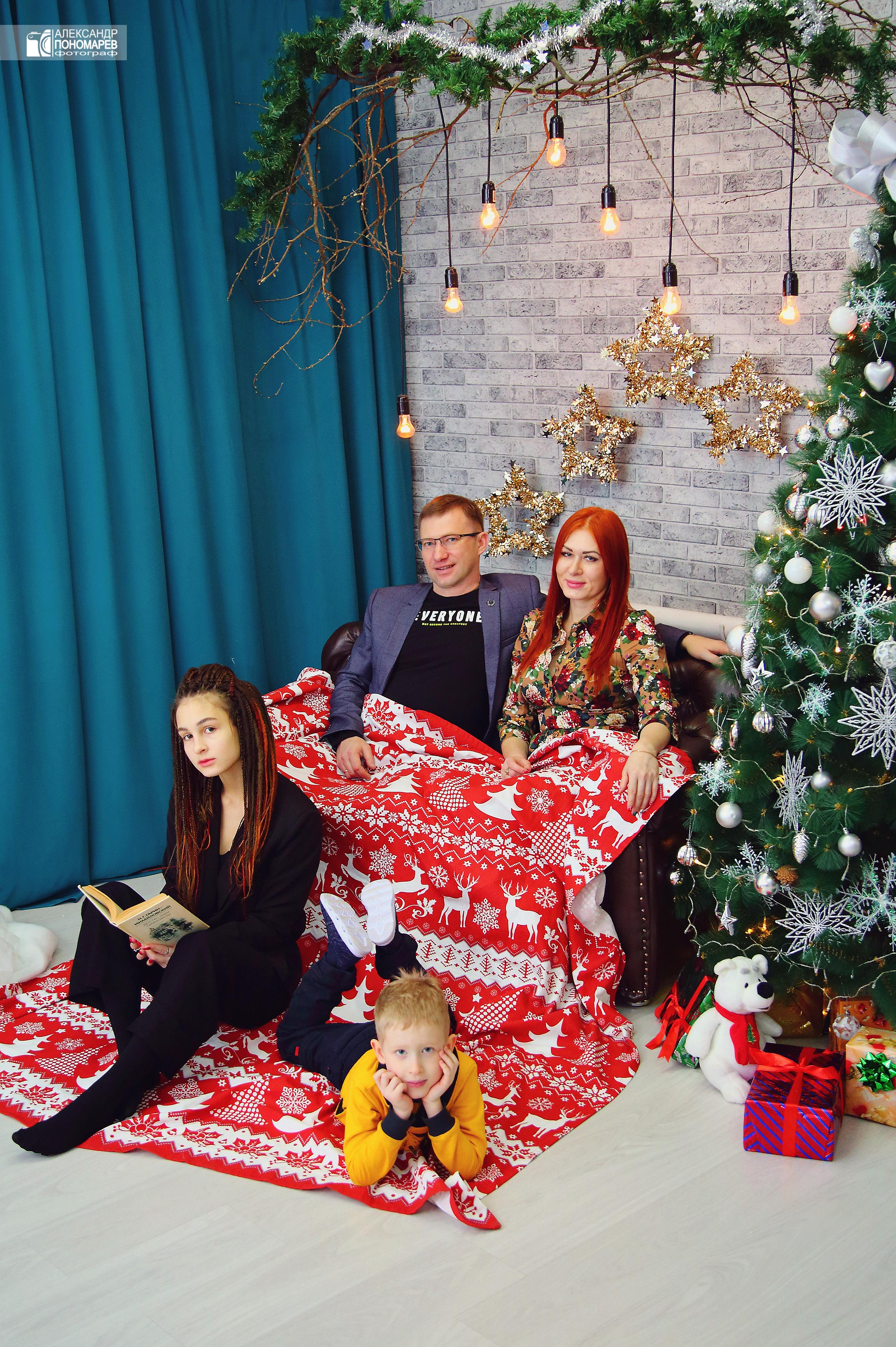 Новогодняя фотосессия. Фотосалон «Ракурс» в Курске