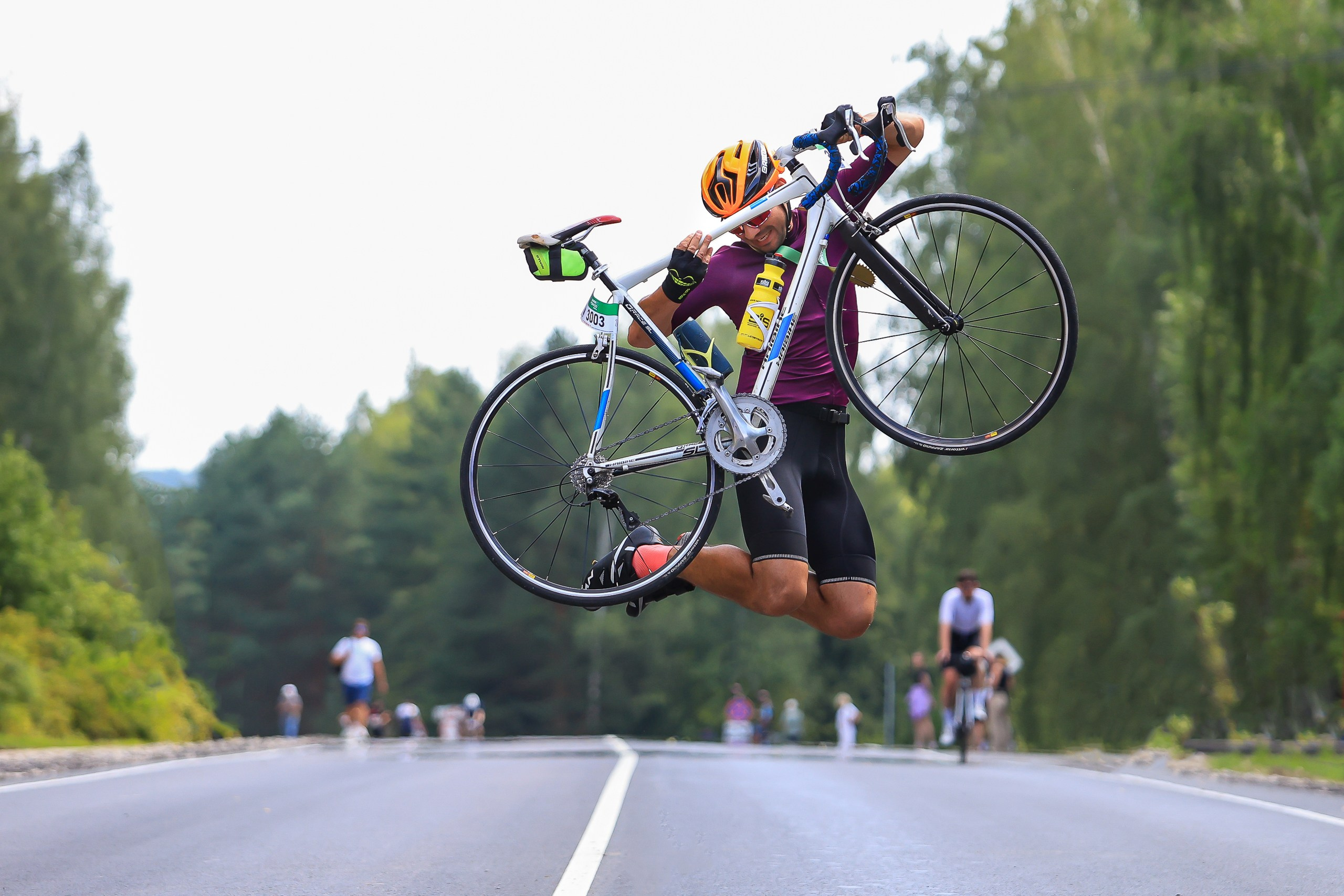 Шоссейные велогонки. Свадебная фотосъёмка в Москве, Туле